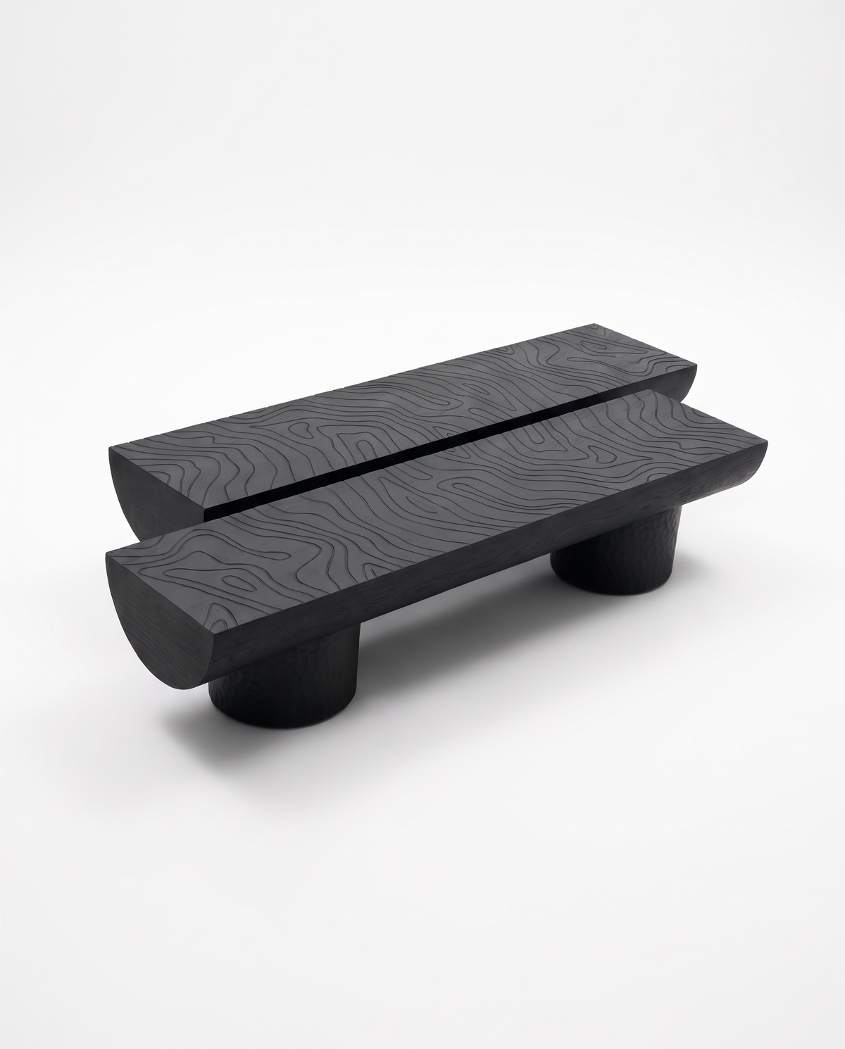 The Rift Duo - Wooden Coffee Table