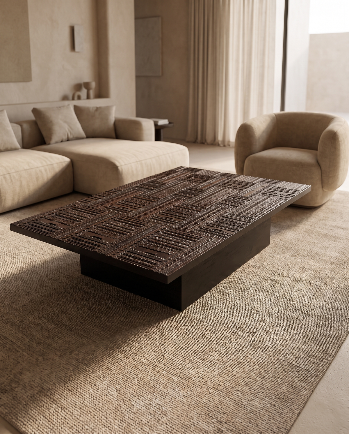 The Tabwa Block Coffee Table
