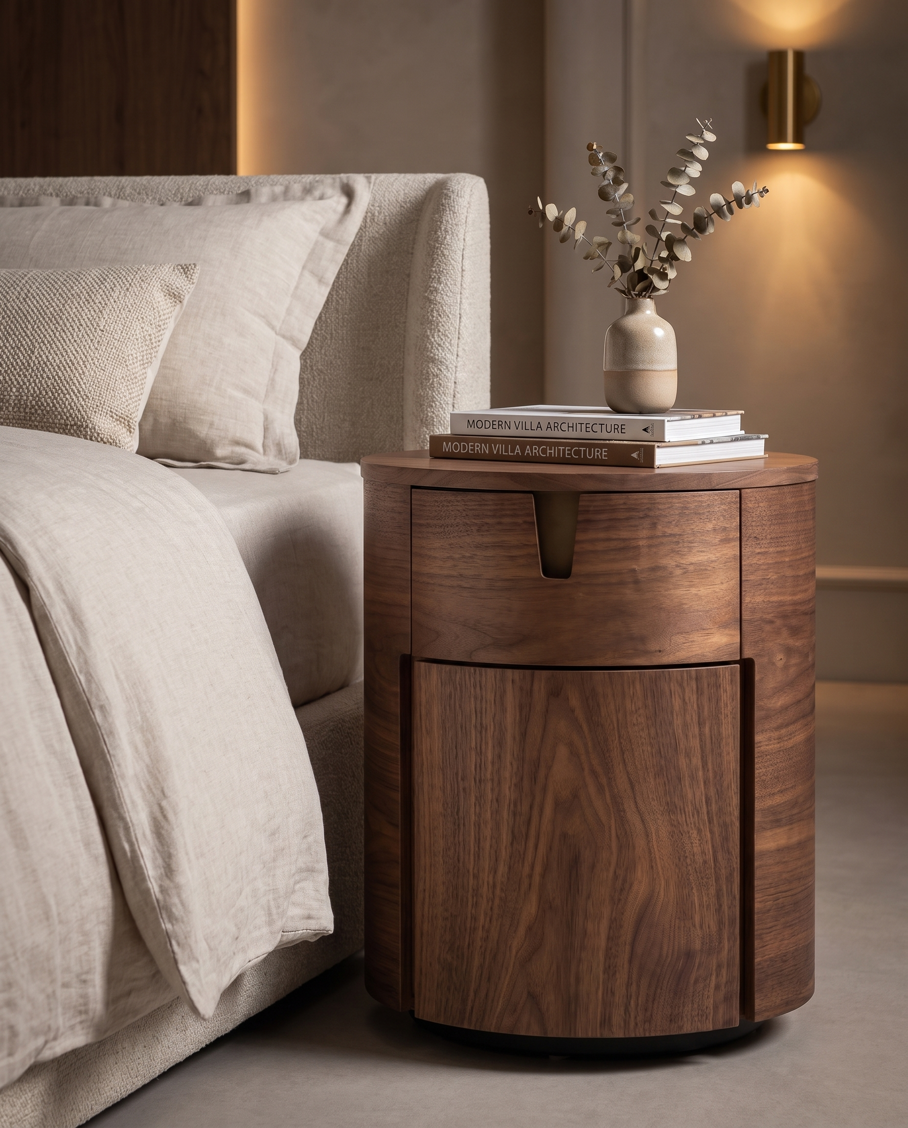 Verona Nightstand Bedside Table(Set of 2)