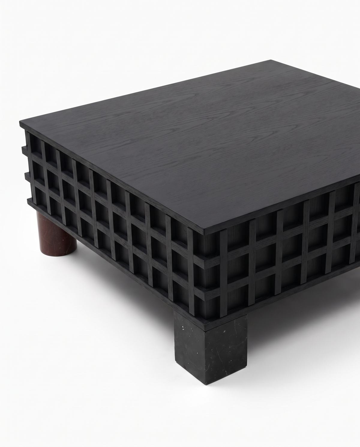 Waffle-Plinth Coffee Table