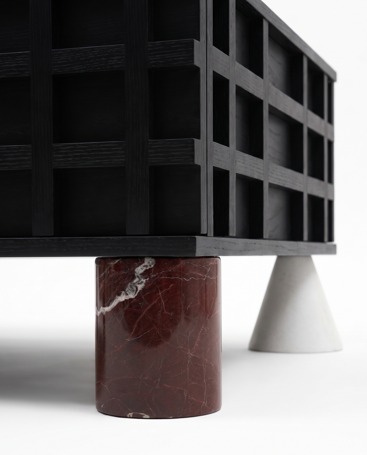 Waffle-Plinth Coffee Table