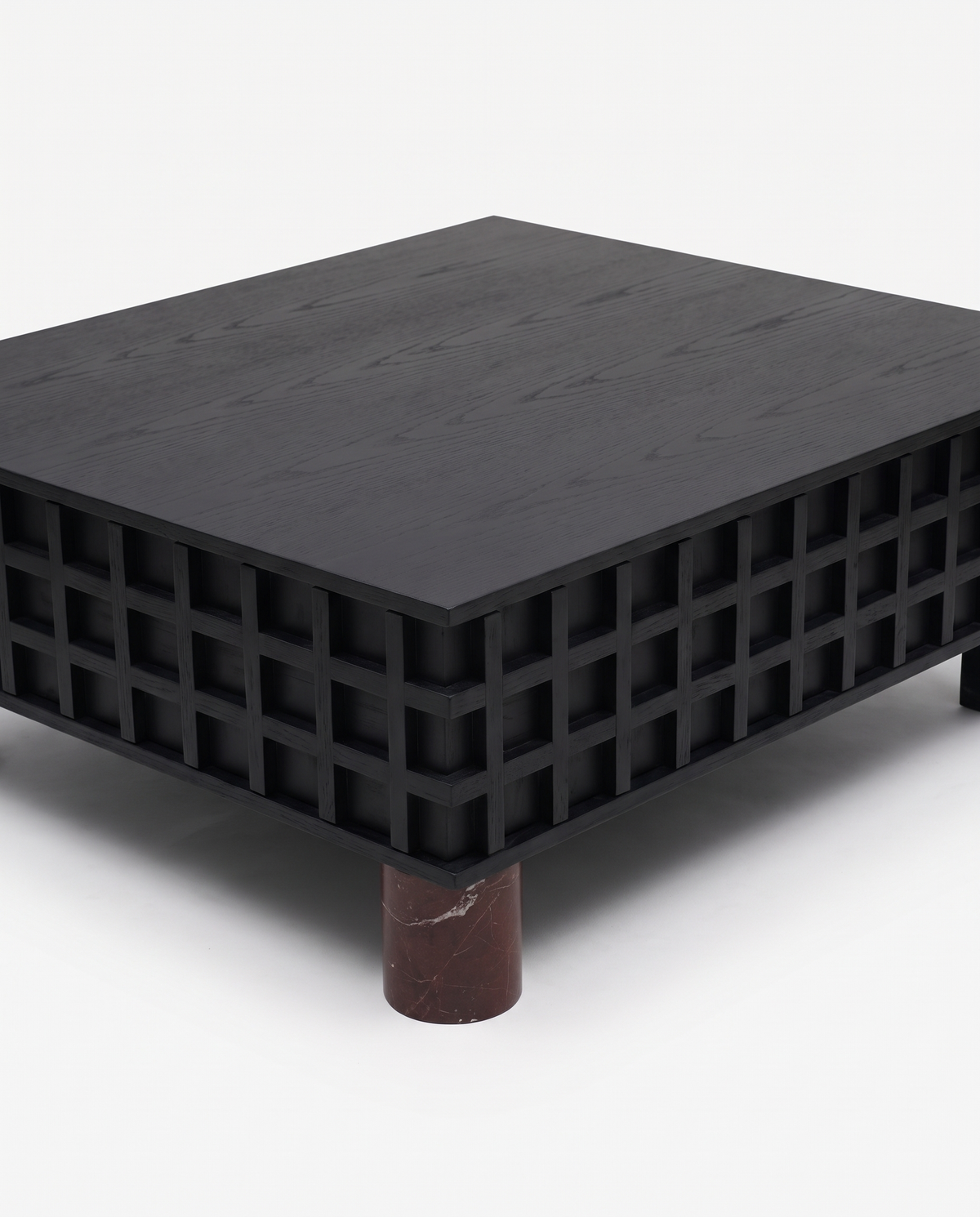 Waffle-Plinth Coffee Table