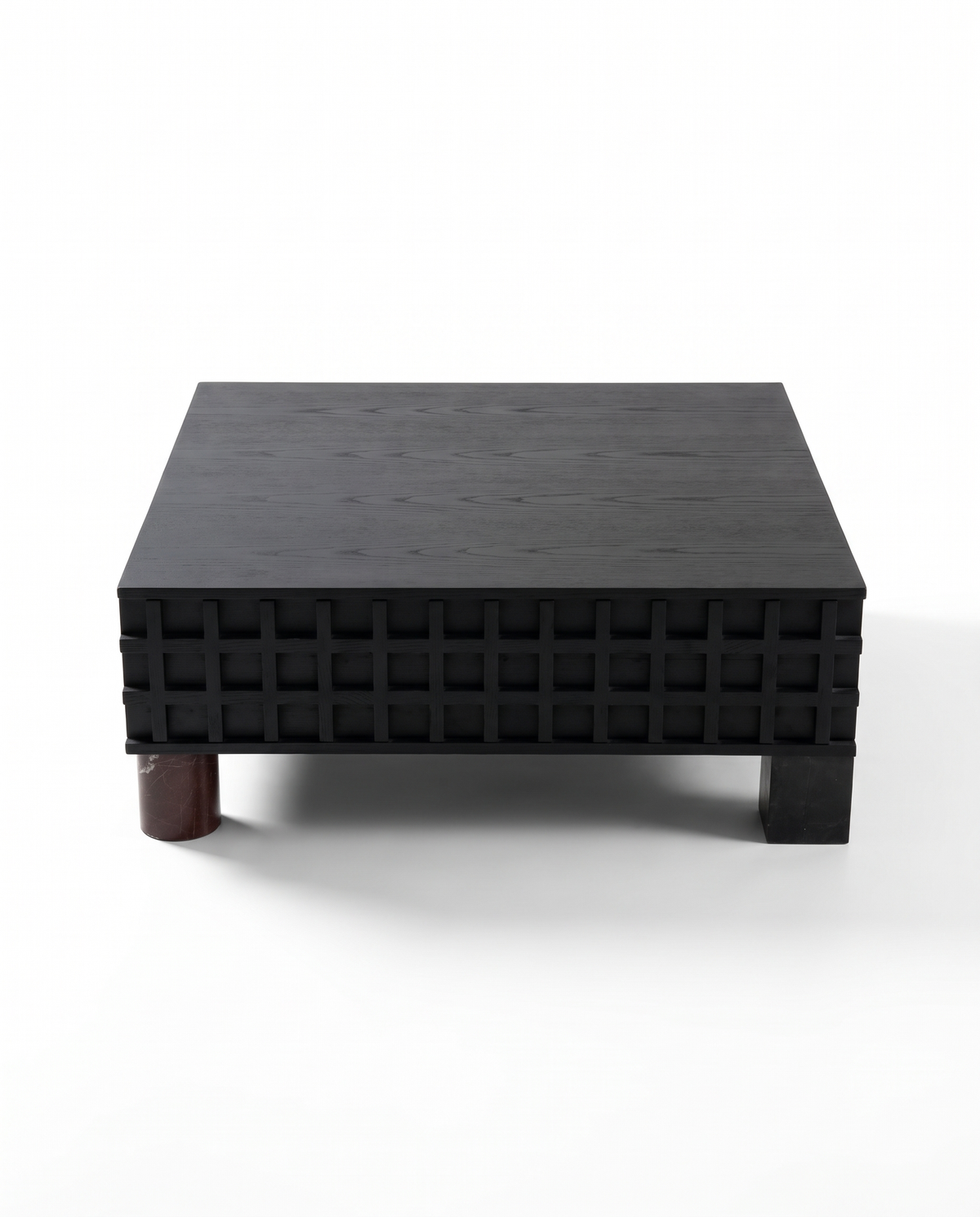 Waffle-Plinth Coffee Table