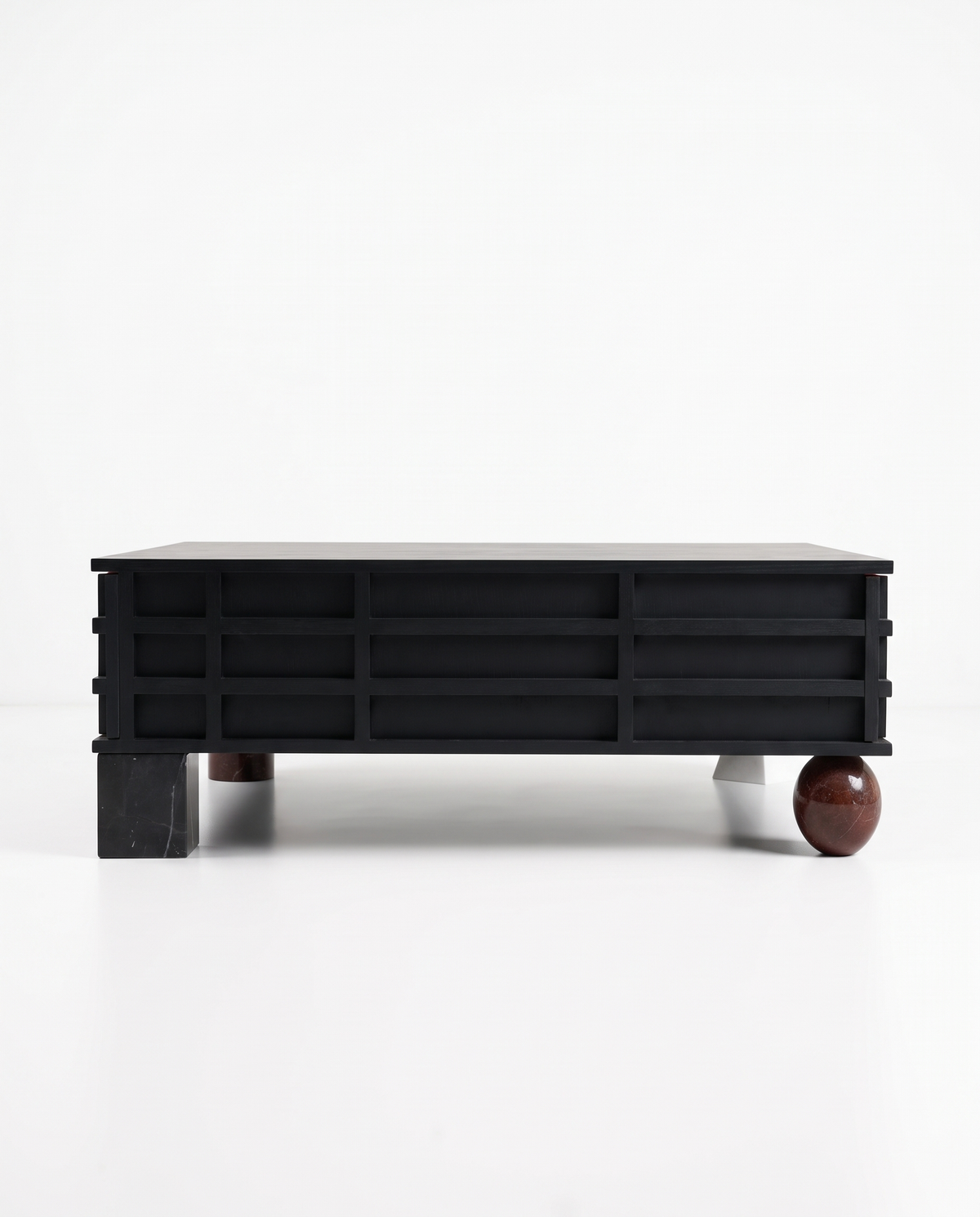 Waffle-Plinth Coffee Table