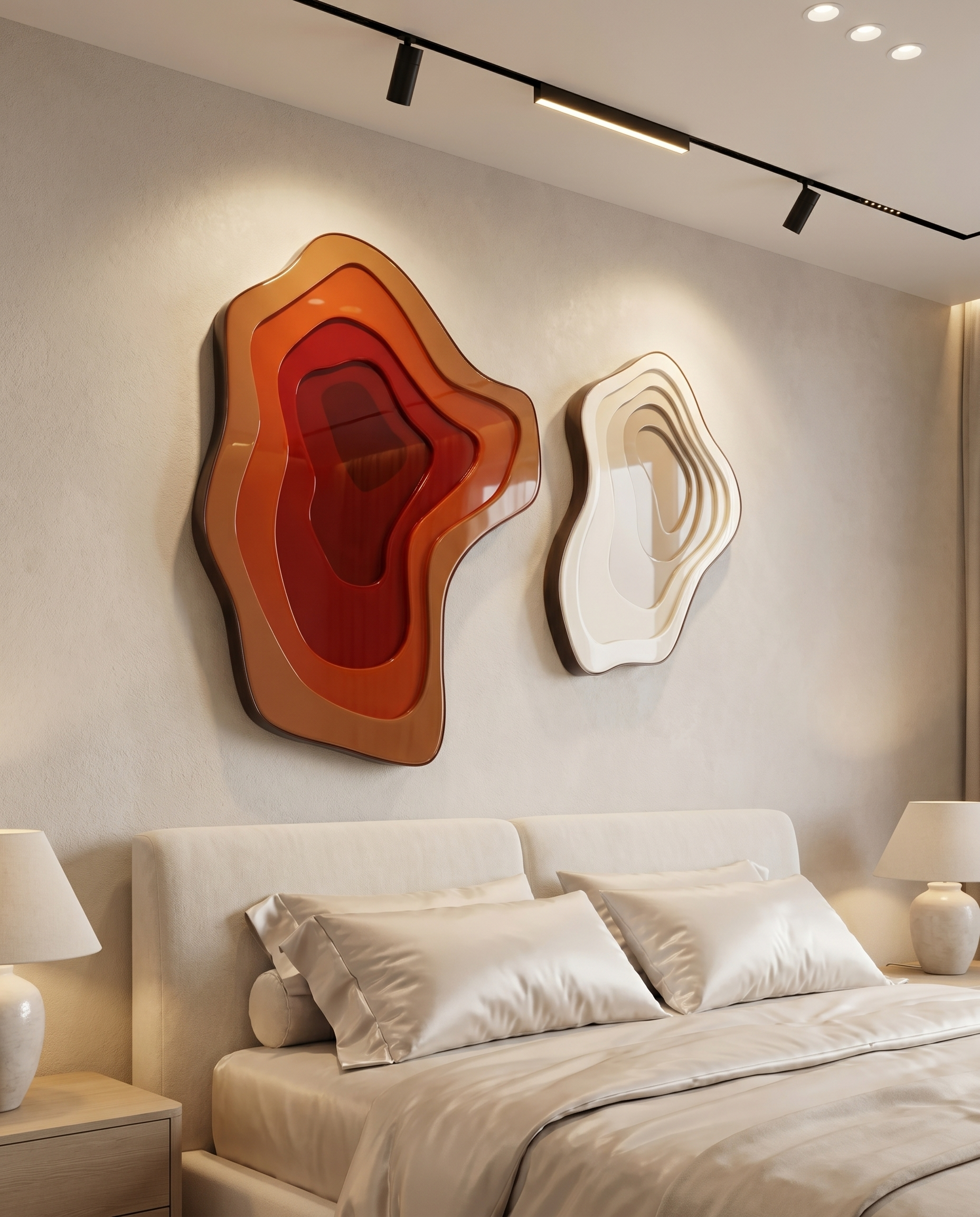 Ember Flow - Modern Acrylic Wallart
