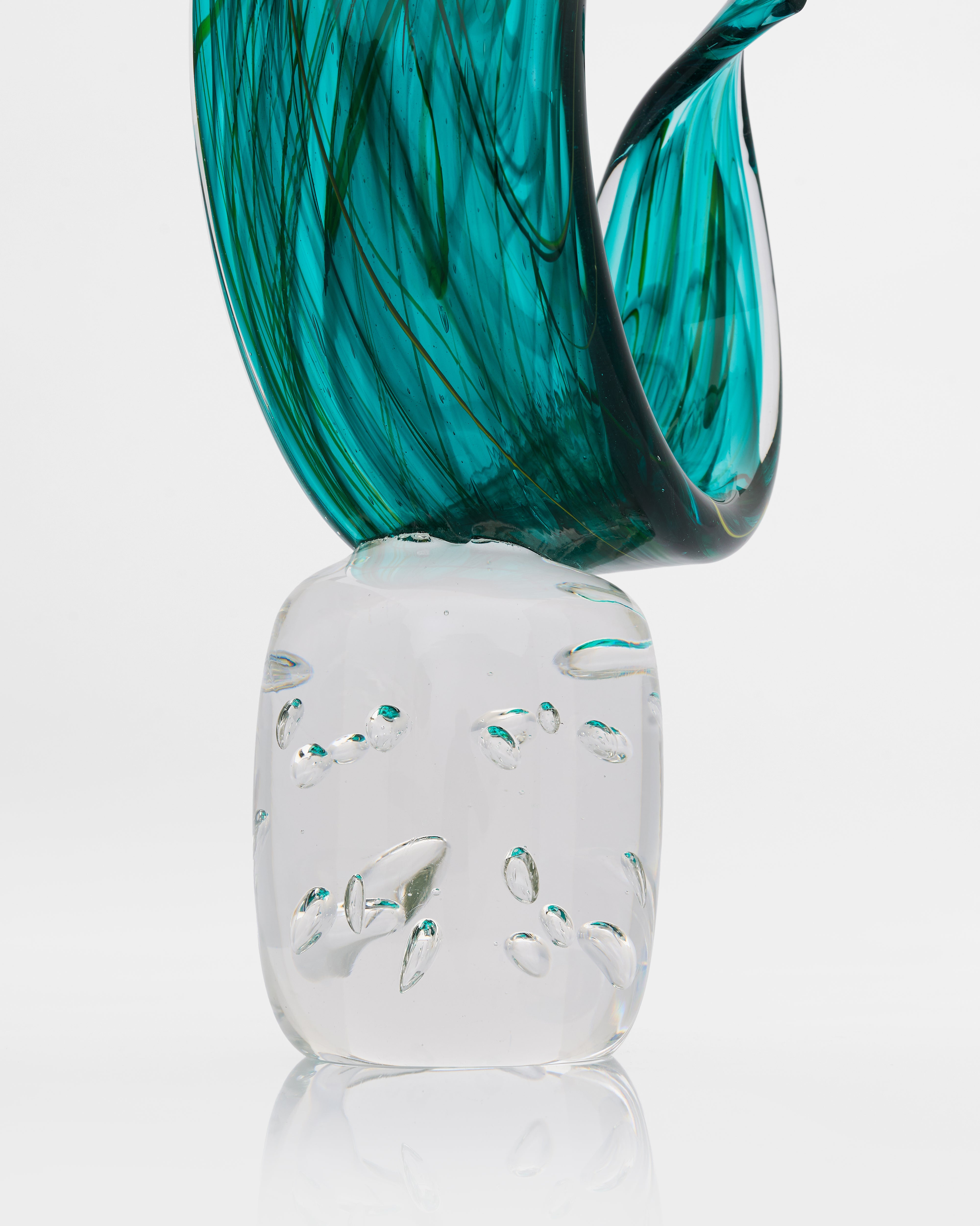 Detailed view of Aeris Wave Flow Decor highlighting intricate sculptural features and luxurious finish
