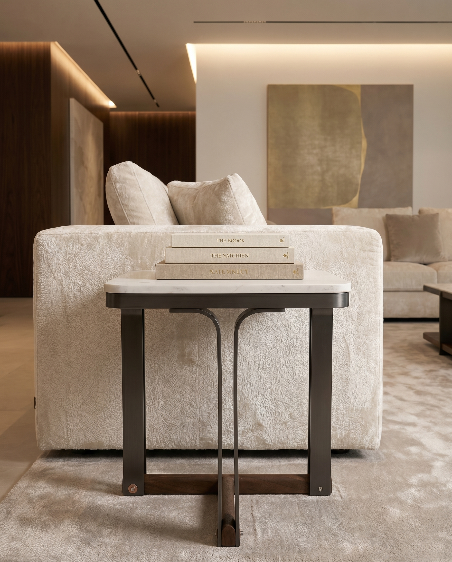 Annie Tetra Marble Side Table