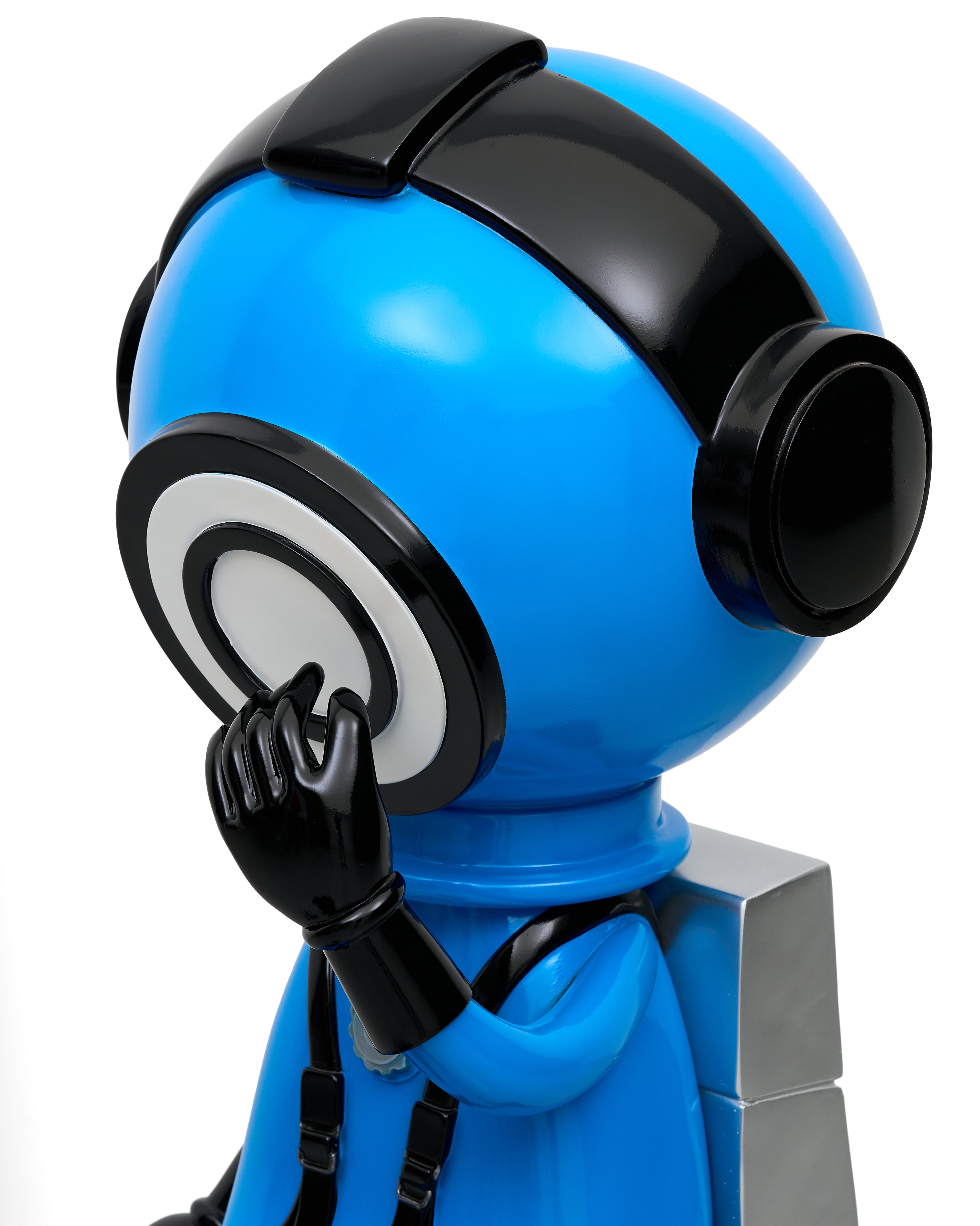 Modern Astro Blue Large Figurine (Without Pedestal)