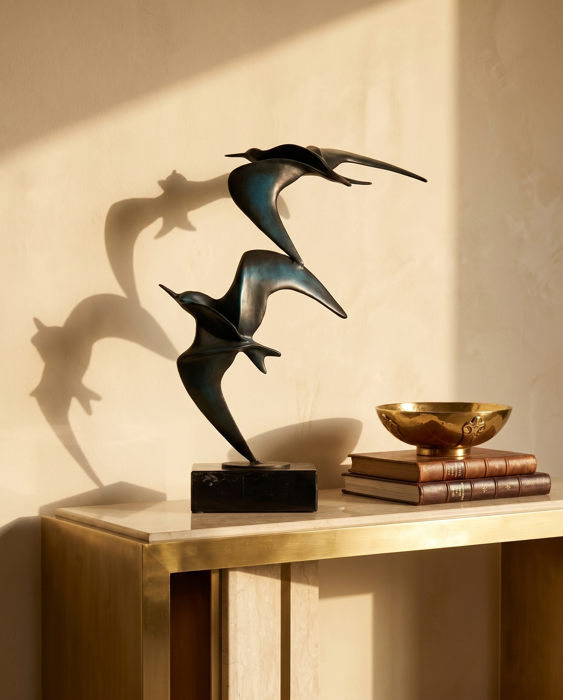 Fred Avian Row Metal Decorative Set
