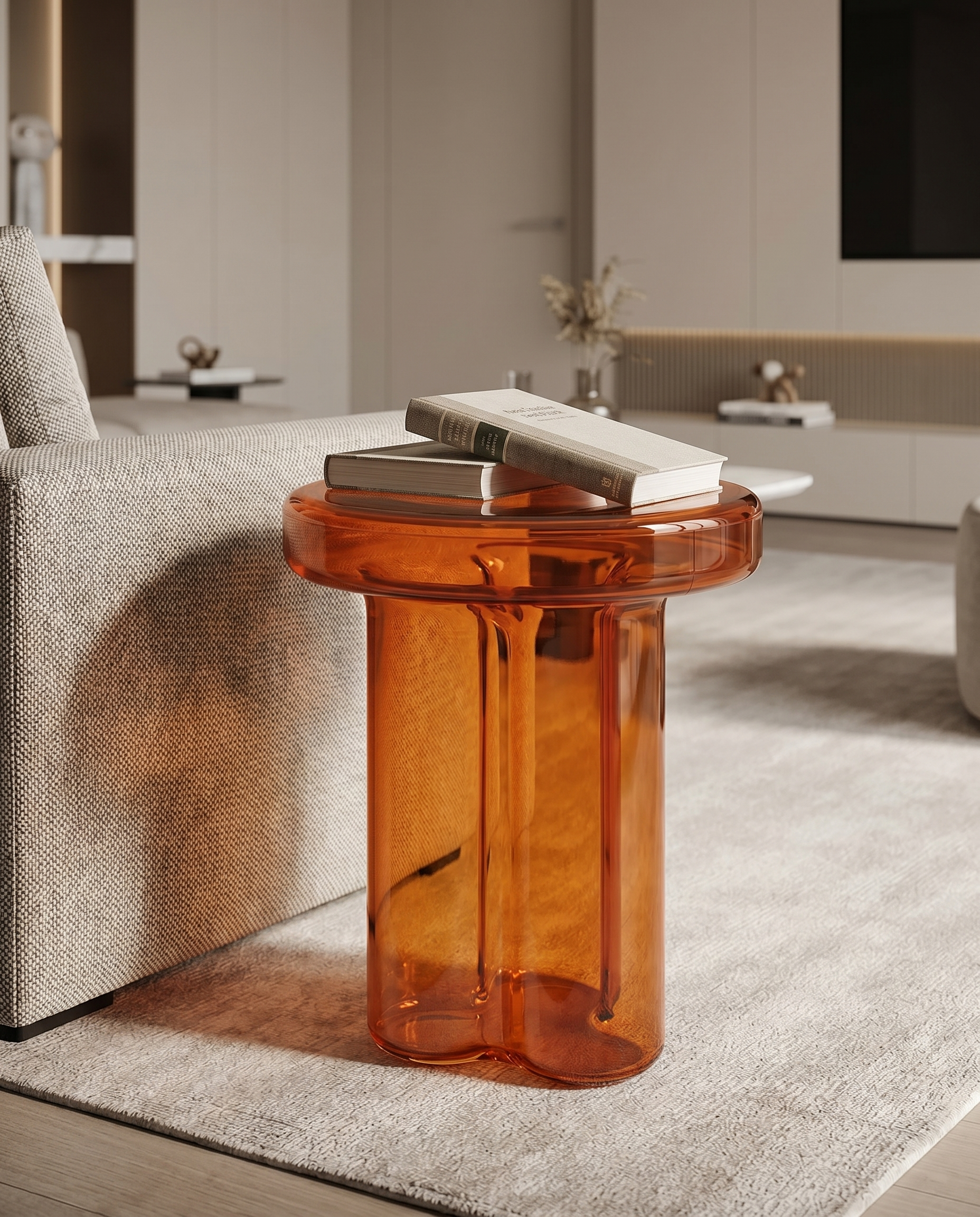 Avored Glass Side Table