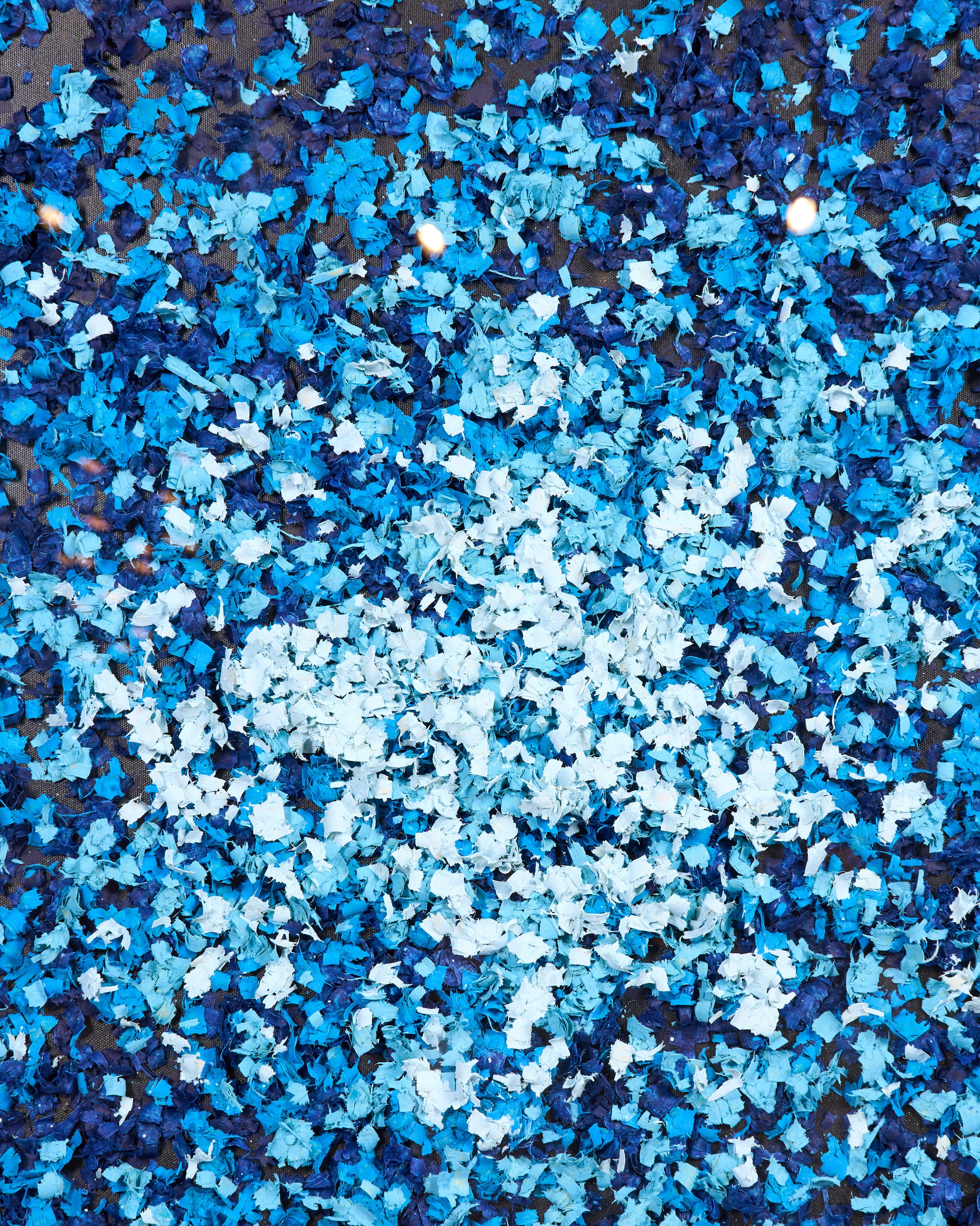 Azure Petals - Floral Blossom Modern Wallart