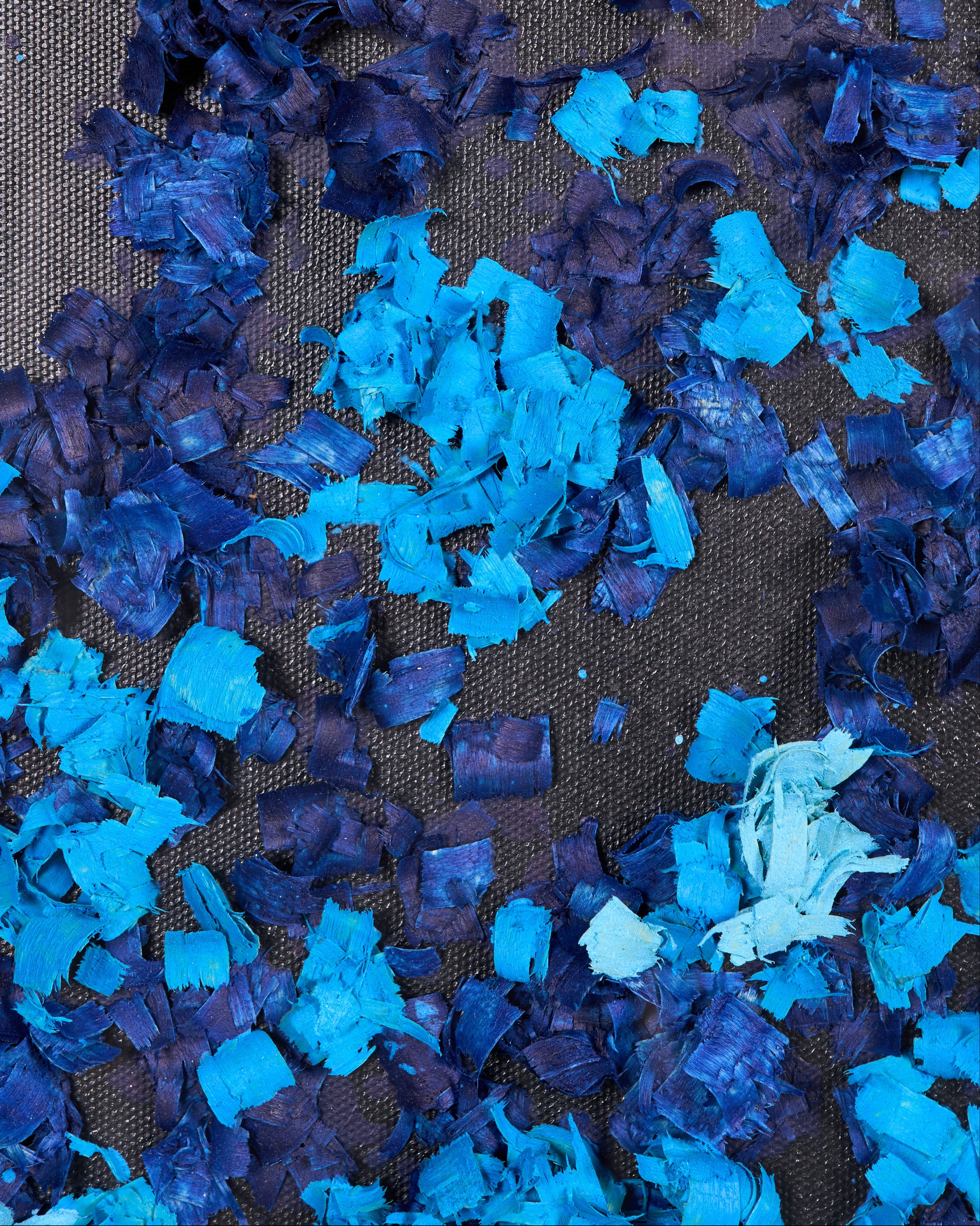 Azure Petals - Floral Blossom Modern Wallart