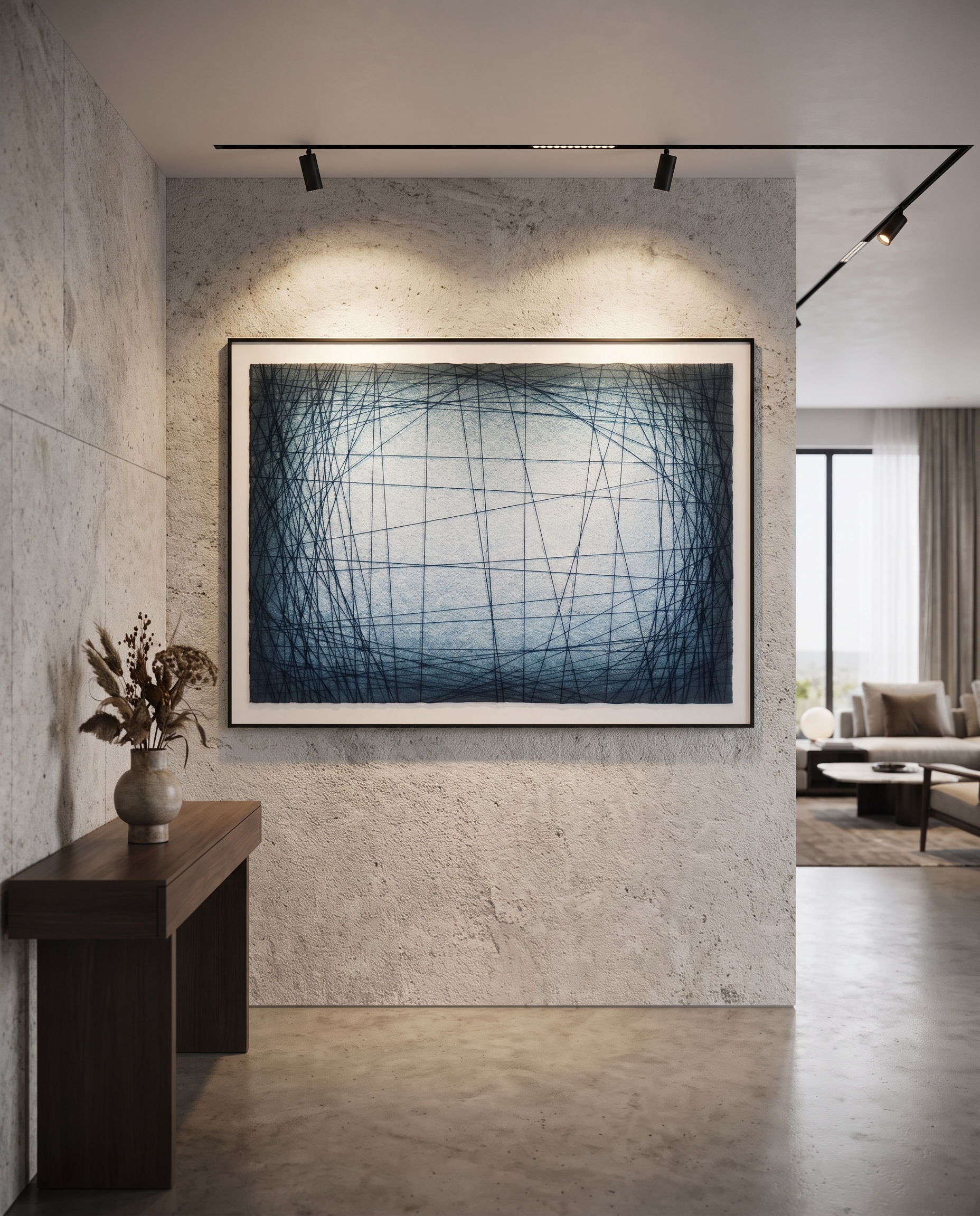 Azure Weave - Modern Luxury Wallart
