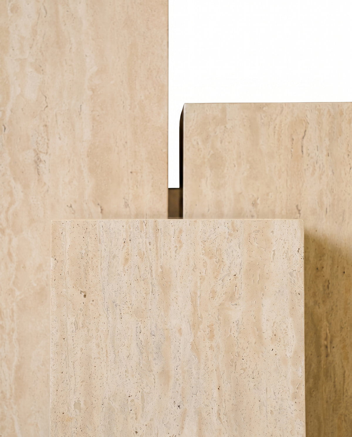 The Monolith Trio Pedestals - Beige
