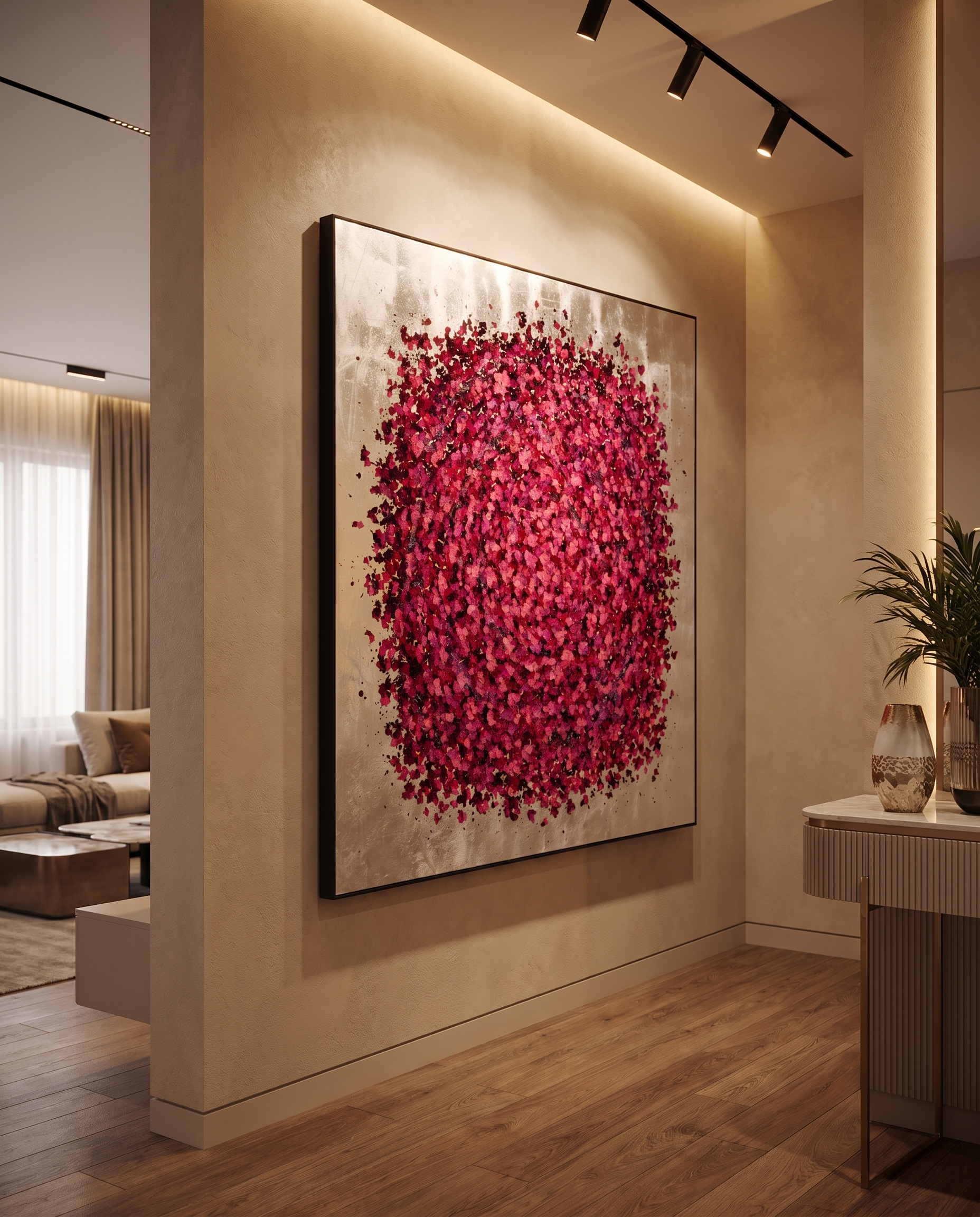 The Blush Bloom - Modern Luxury Blossom Wallart