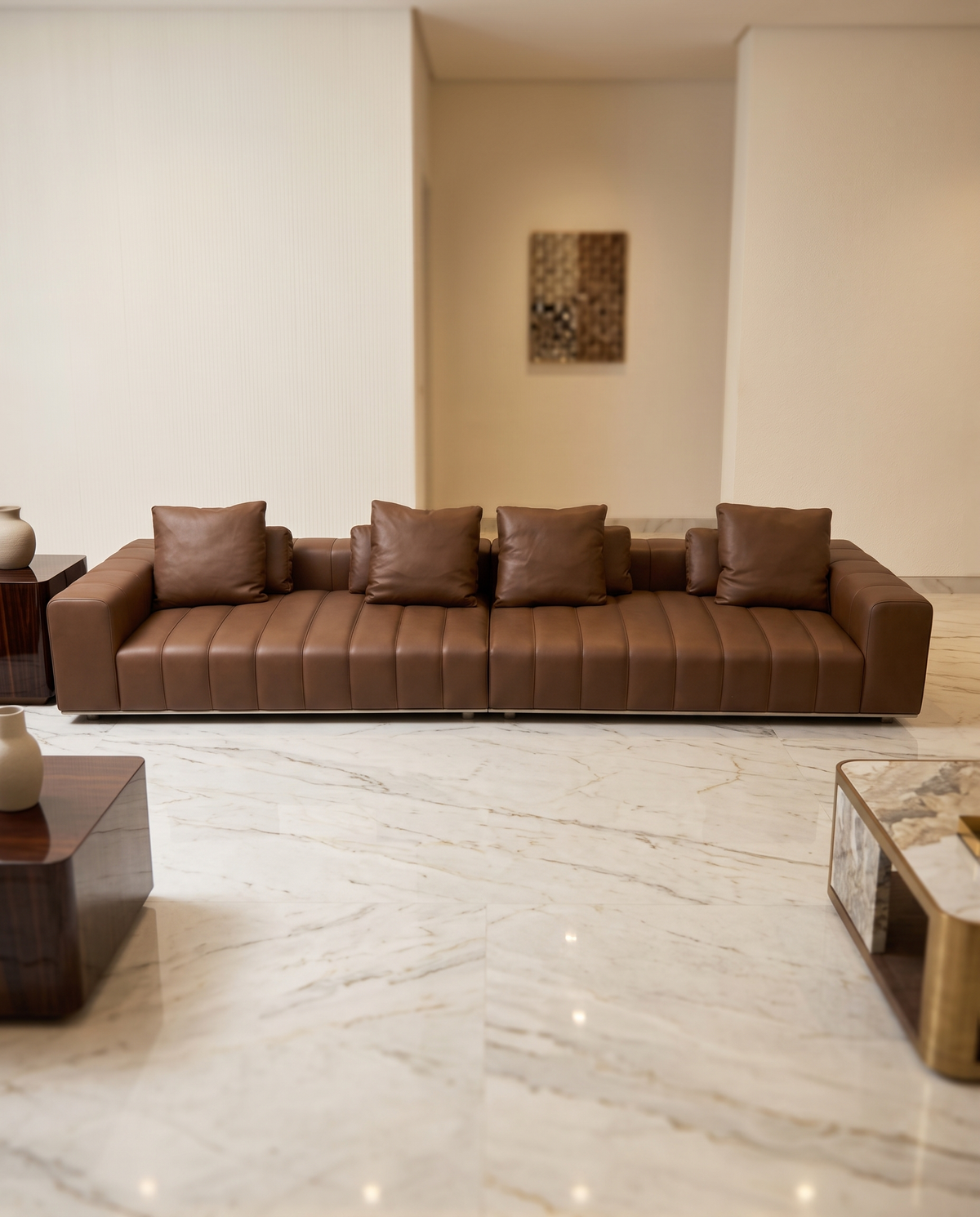 Piano Grande Brown Sofa