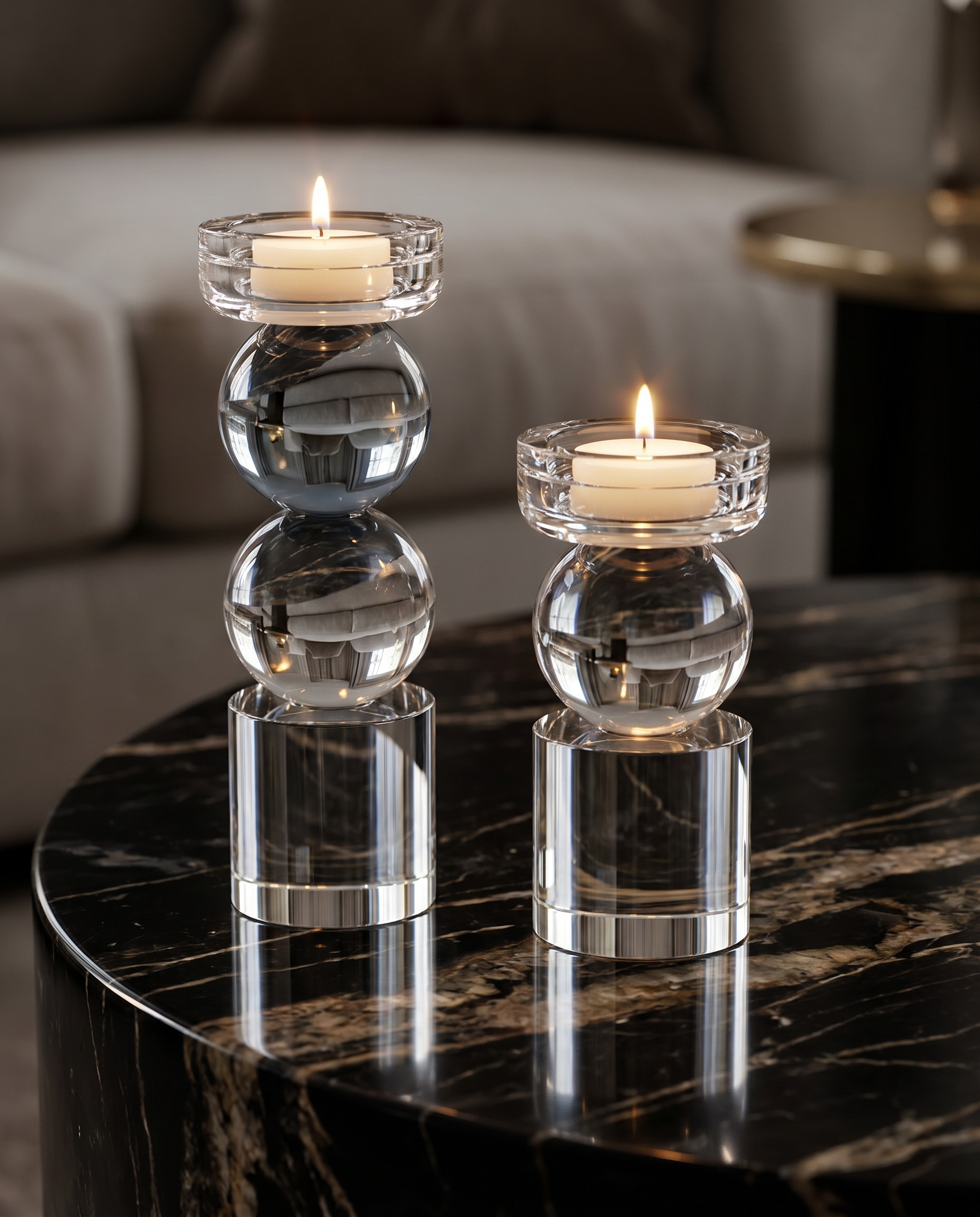 Glassy Candle Holder