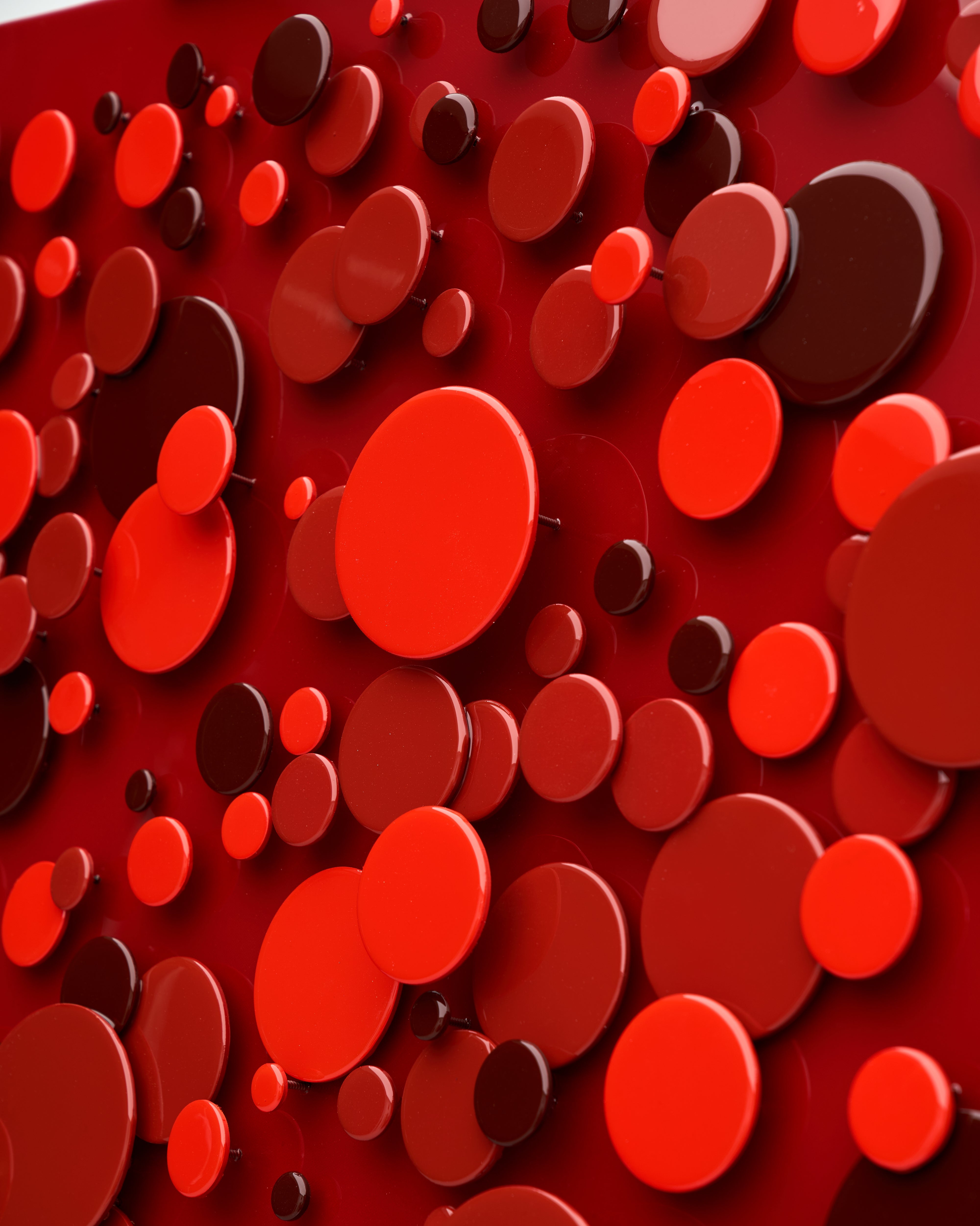 Crimson Constellation - Modern Wallart