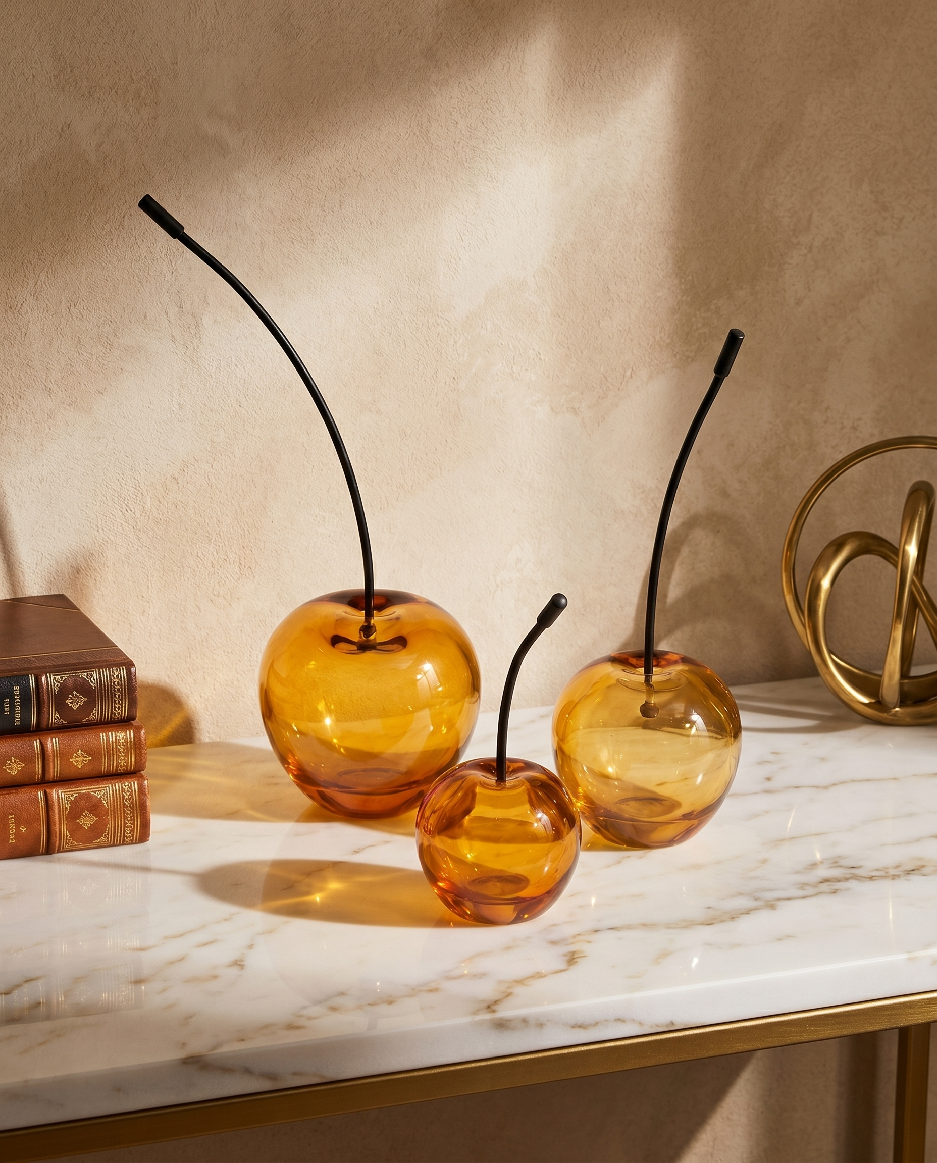 Crystal Orchard Trio Decor