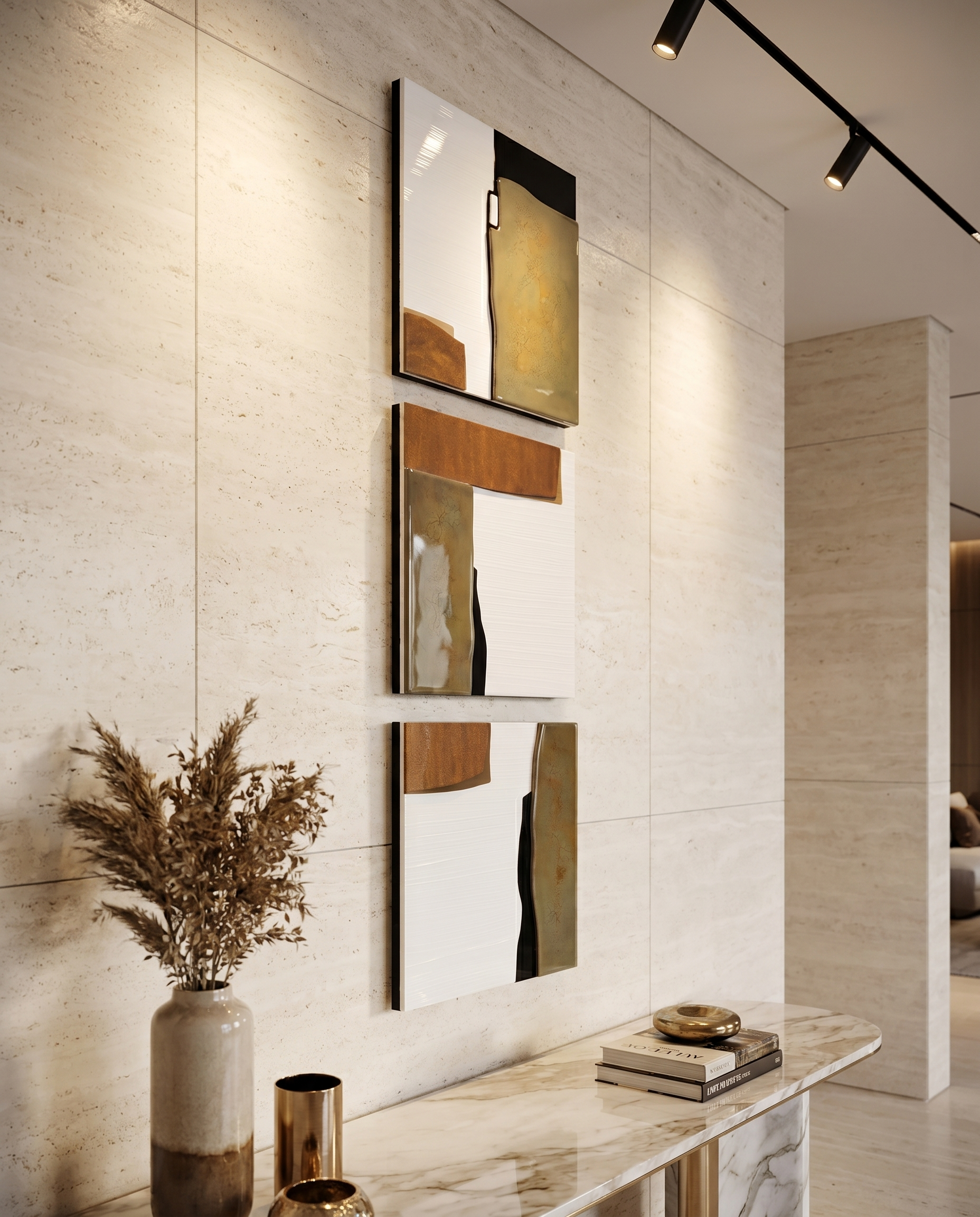 Ethereal Layers - Abstract Luxury Wallart