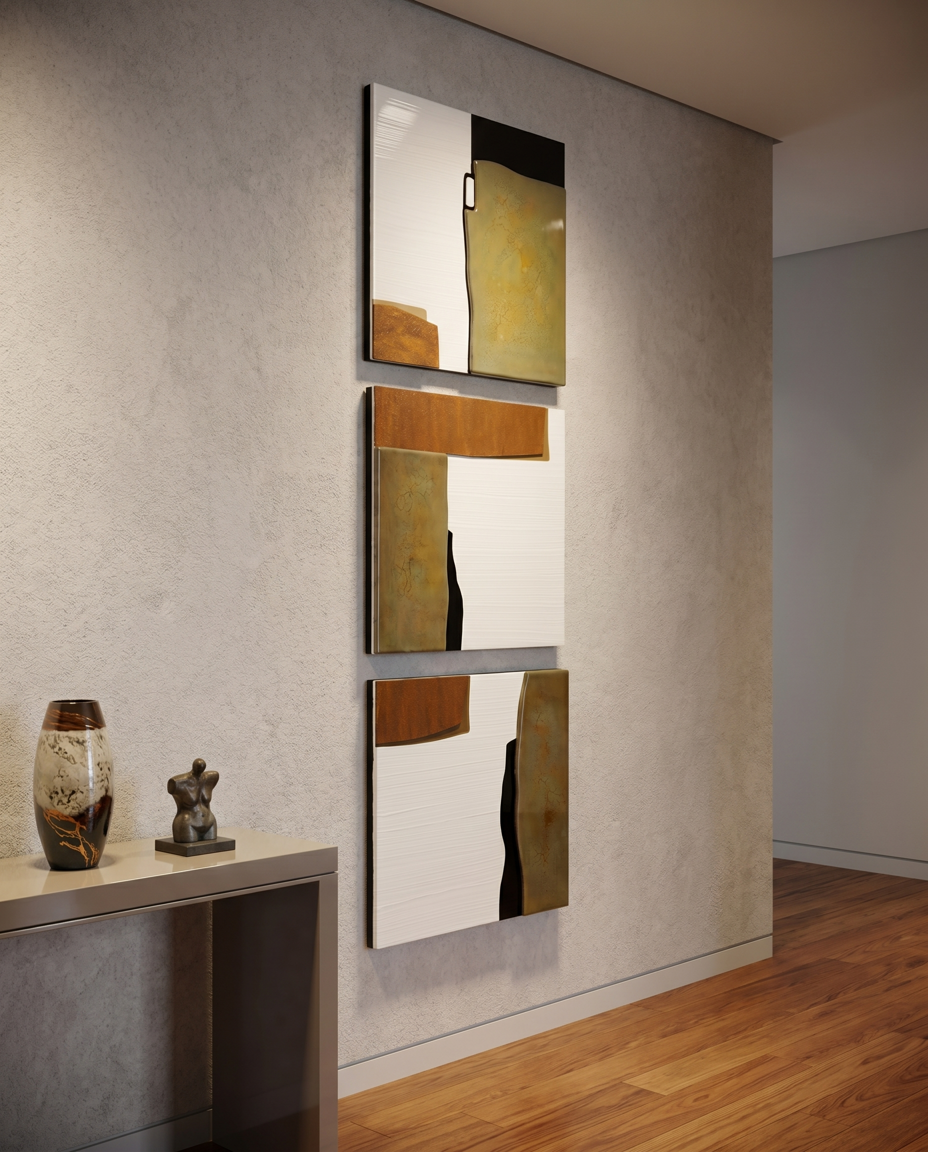 Ethereal Layers - Abstract Luxury Wallart