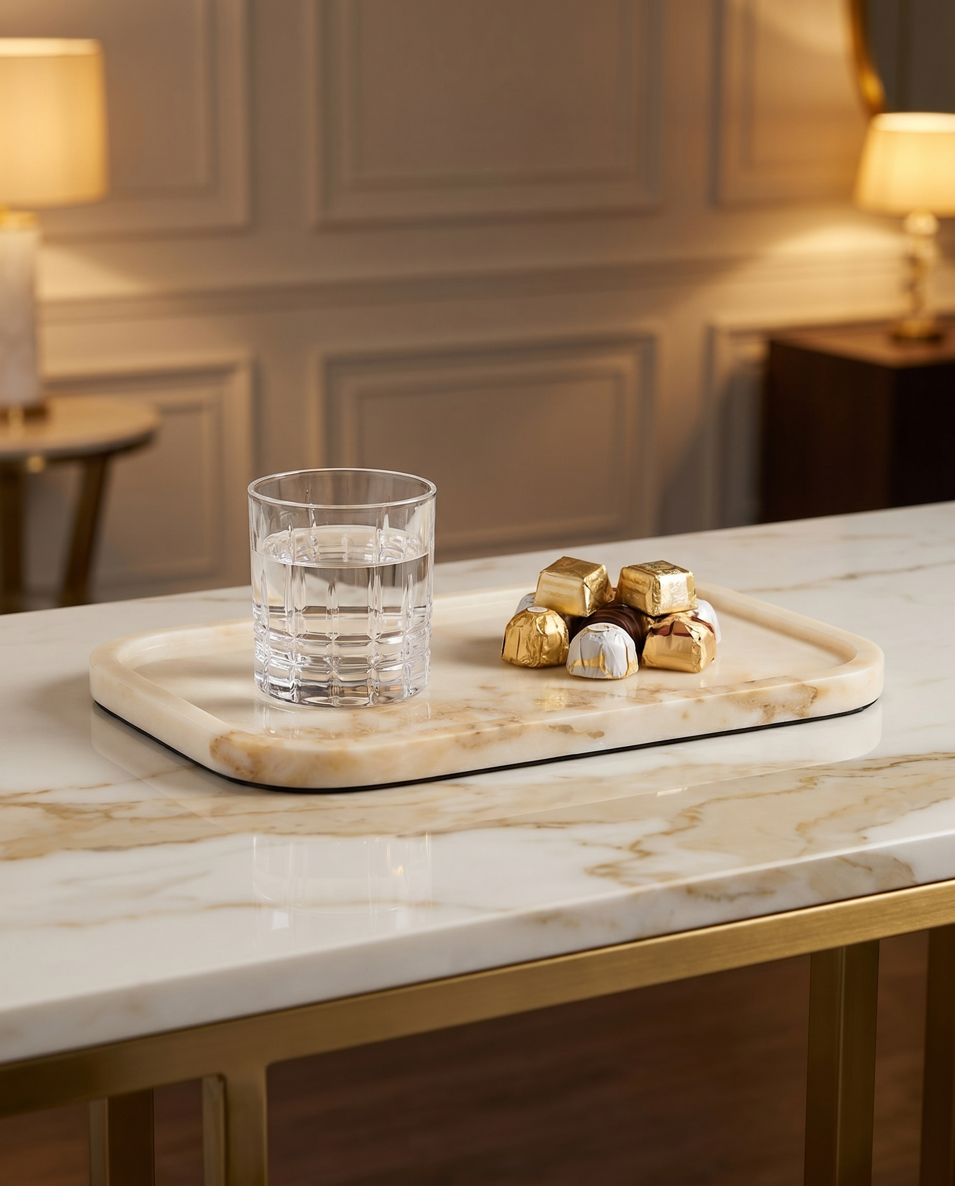 Rectangular Marble tray