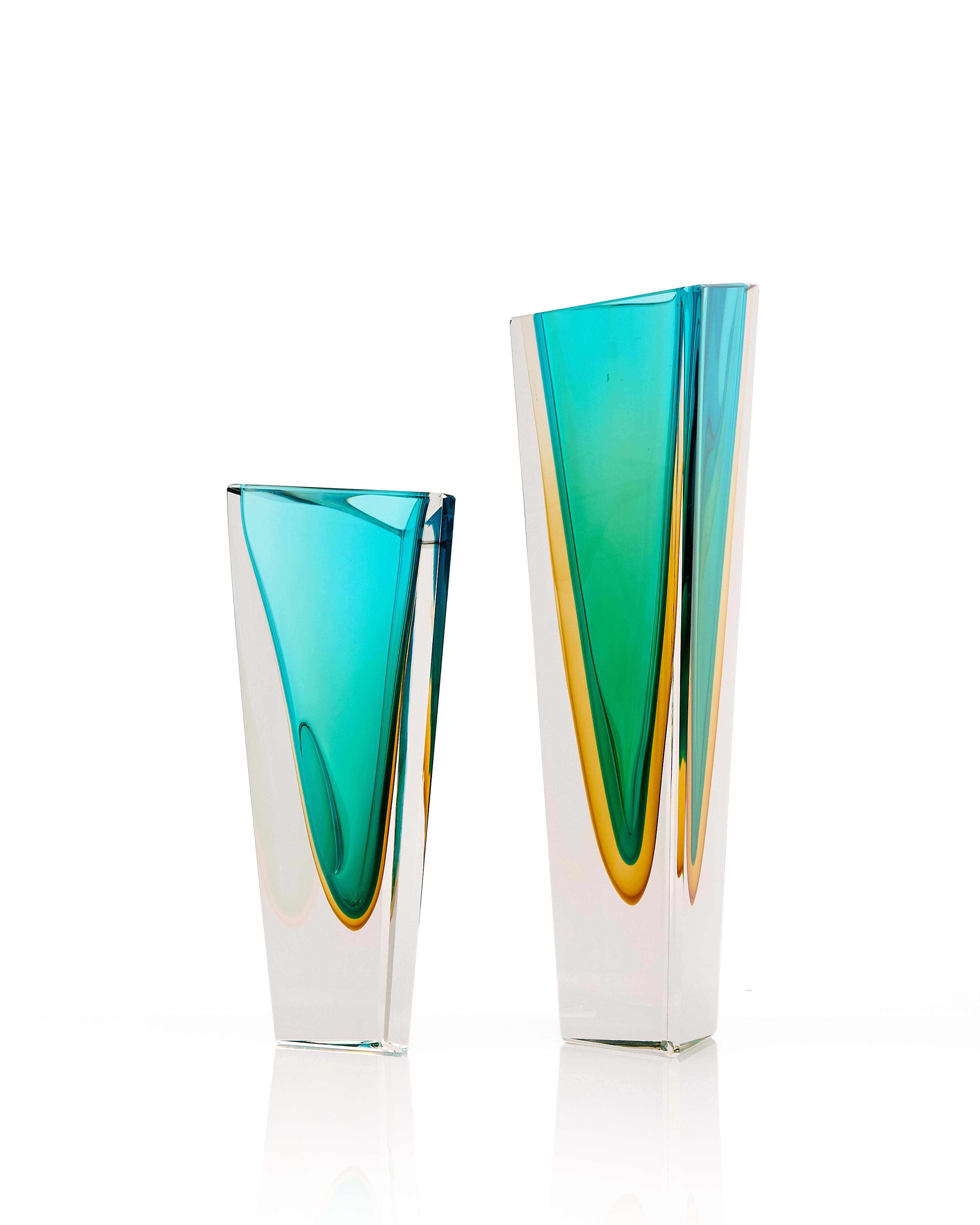 Willow Diamond Cut Crystal Vase