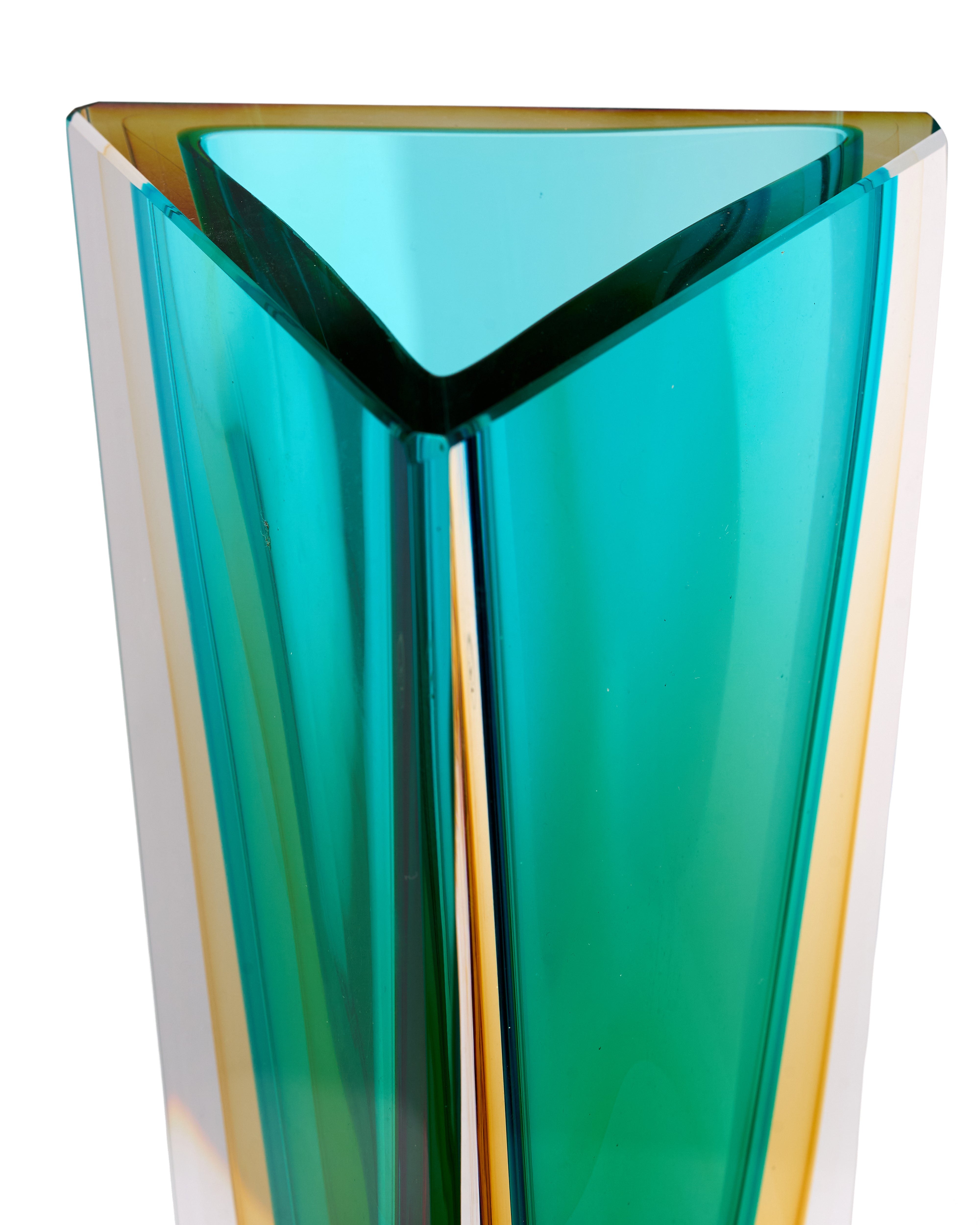 Willow Diamond Cut Crystal Vase
