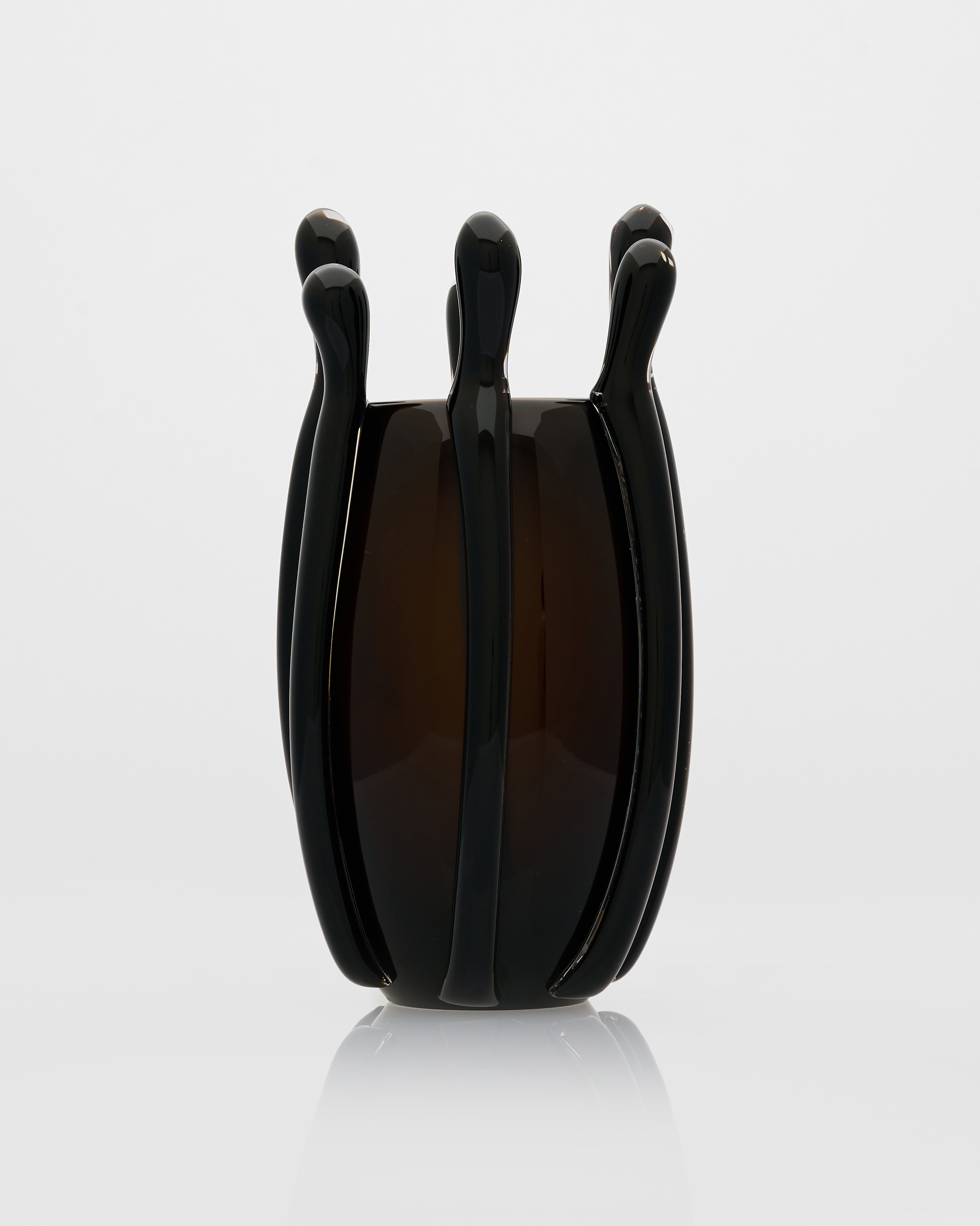 Drop Tail Modern Vase styled as luxury accent piece for contemporary and elegant interiors
