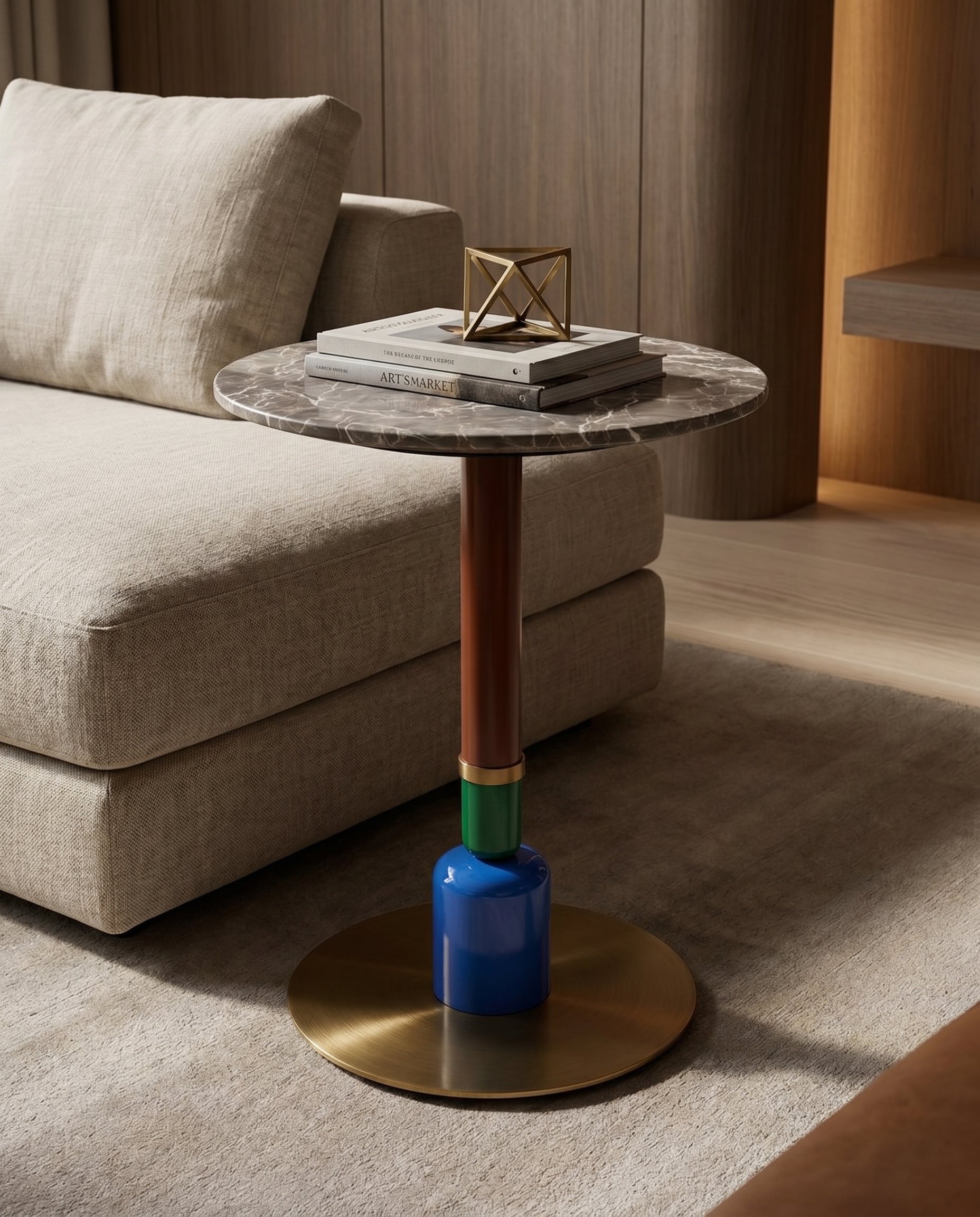 Elle Pillar Side Table