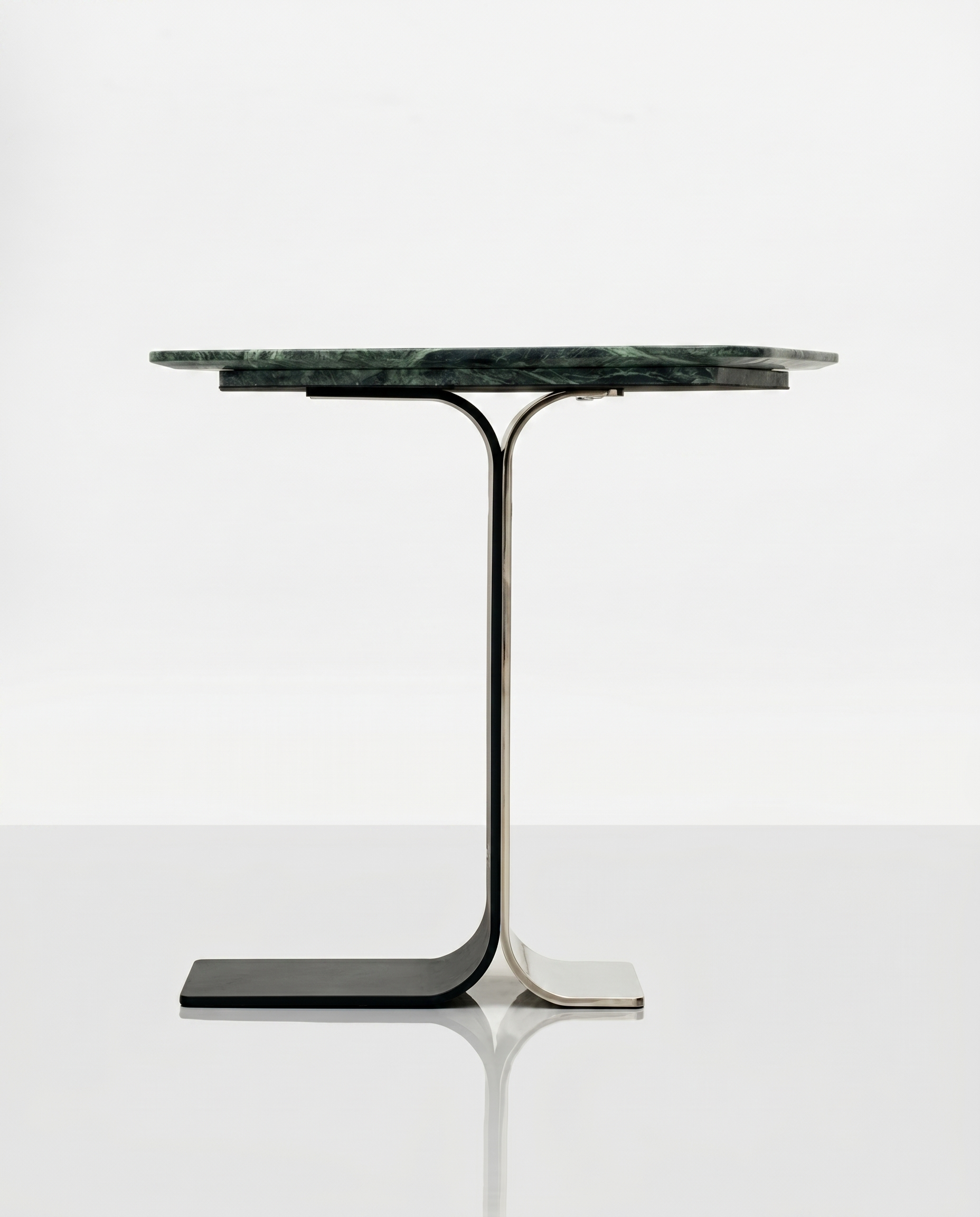 Baku Irish Green Marble Side Table