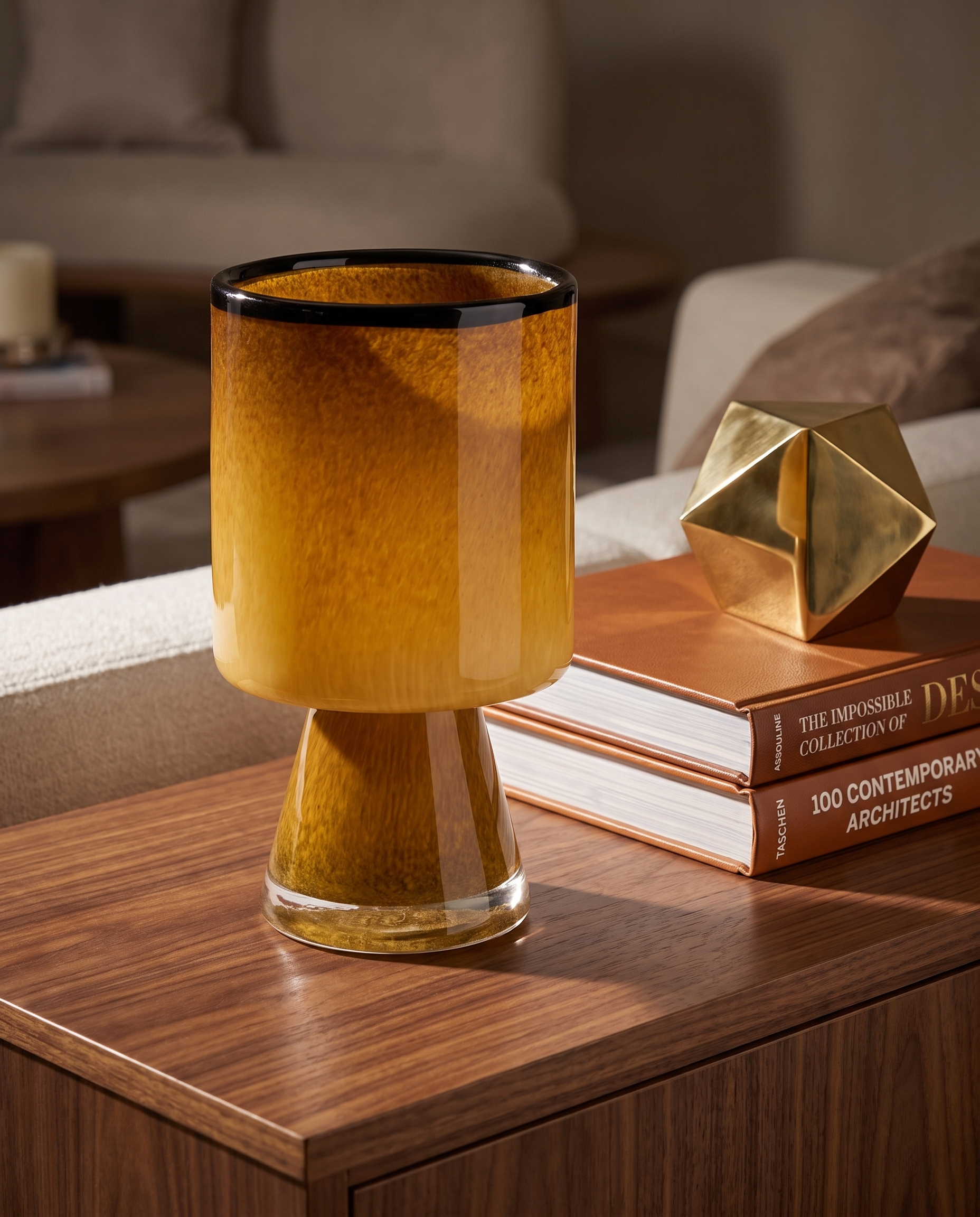 Epoch Rustic Brown Conical Vase