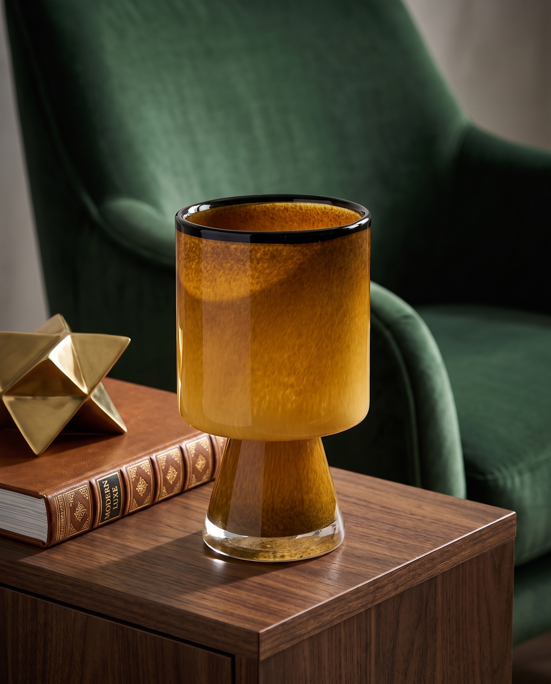Epoch Rustic Brown Conical Vase