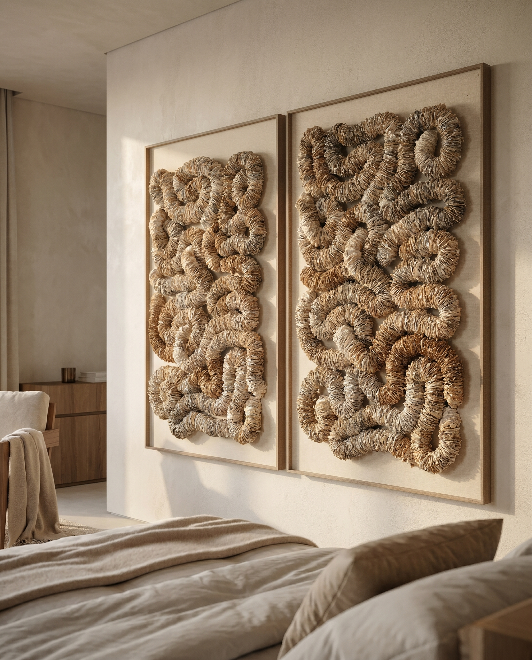 Eternity Hand-Formed Paper Wall Art with Solid Frame