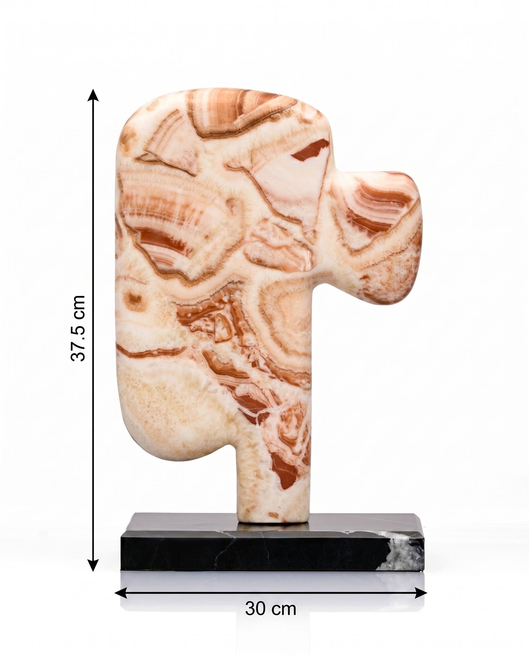 Silent Expression Marble Sculpture French Red I