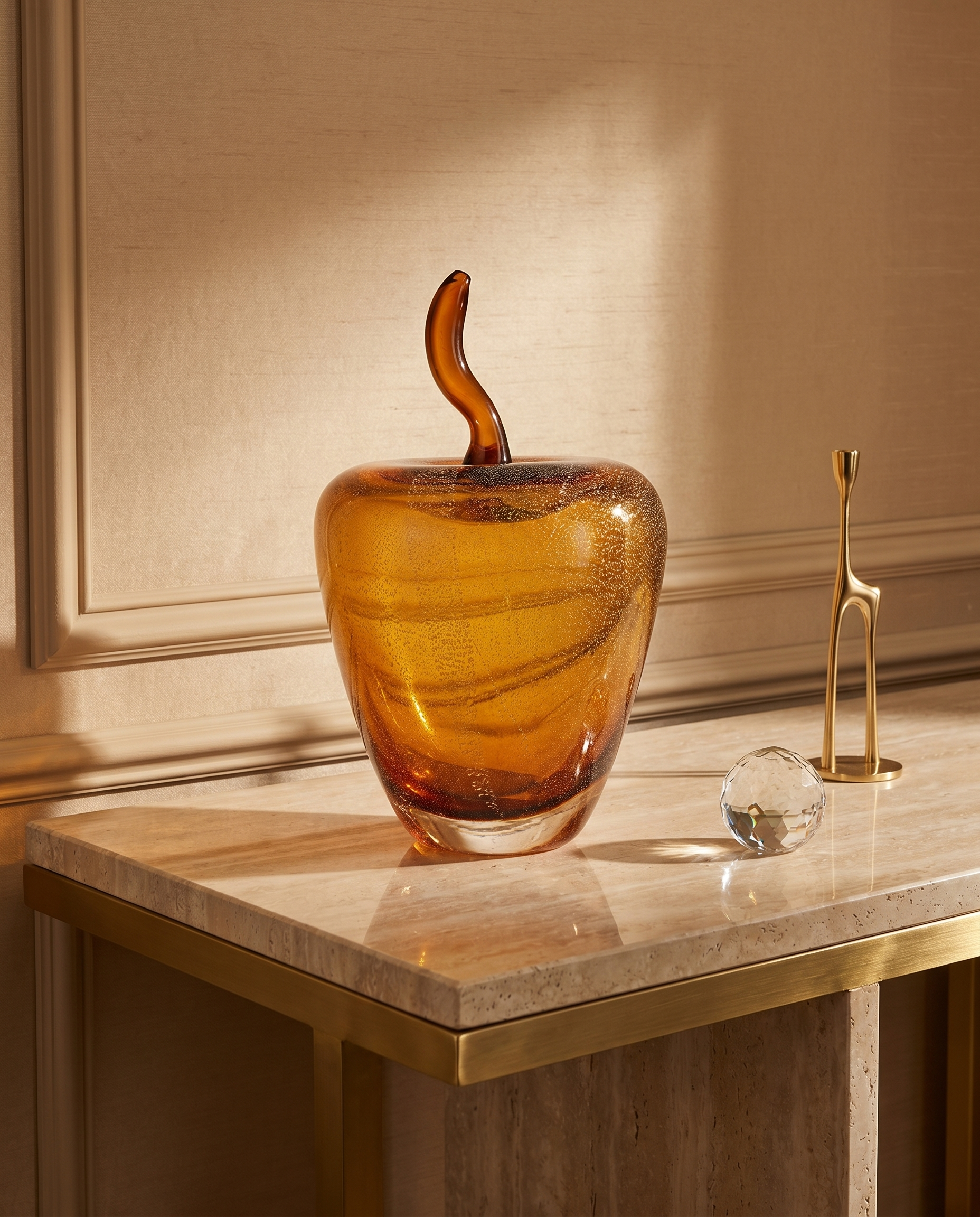 Veloura Fruit Decor - Crystal Glass