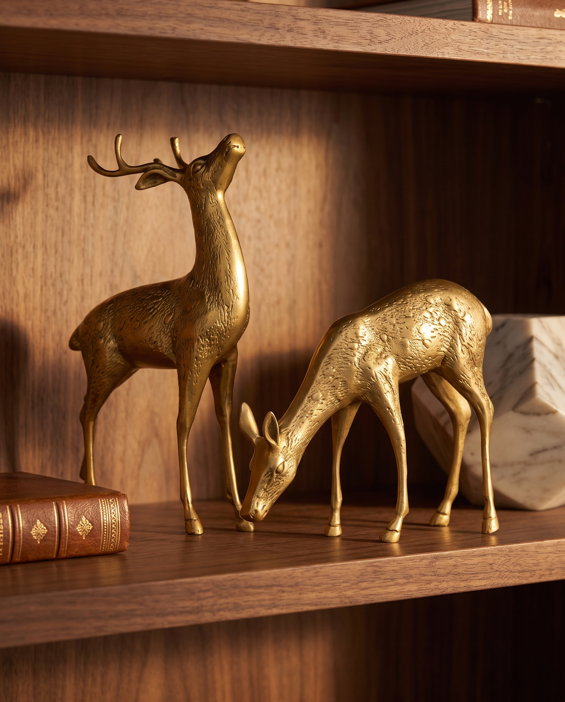 Golden Glade Textured Deer Set