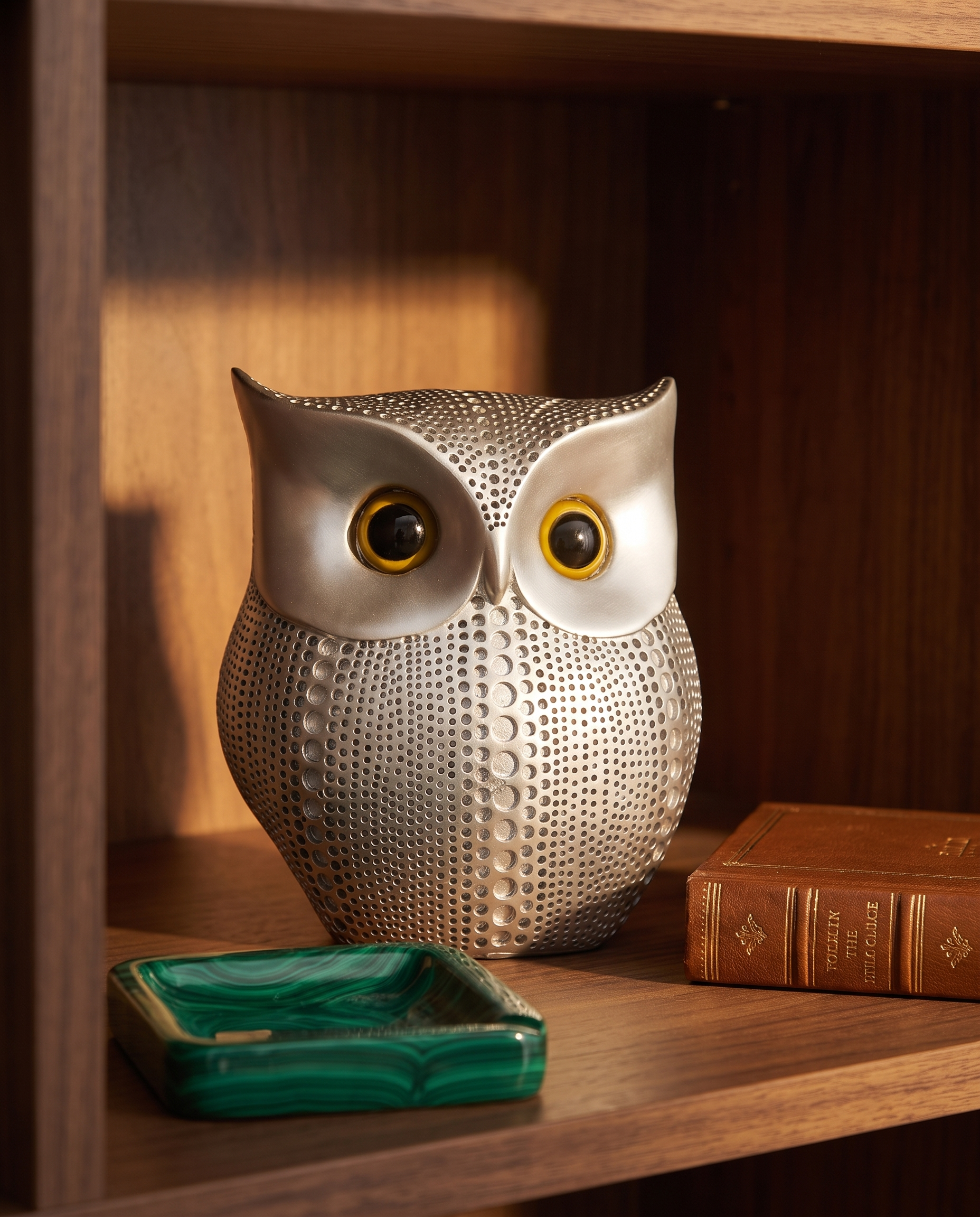 Hedwig Owl Figurine -Silver