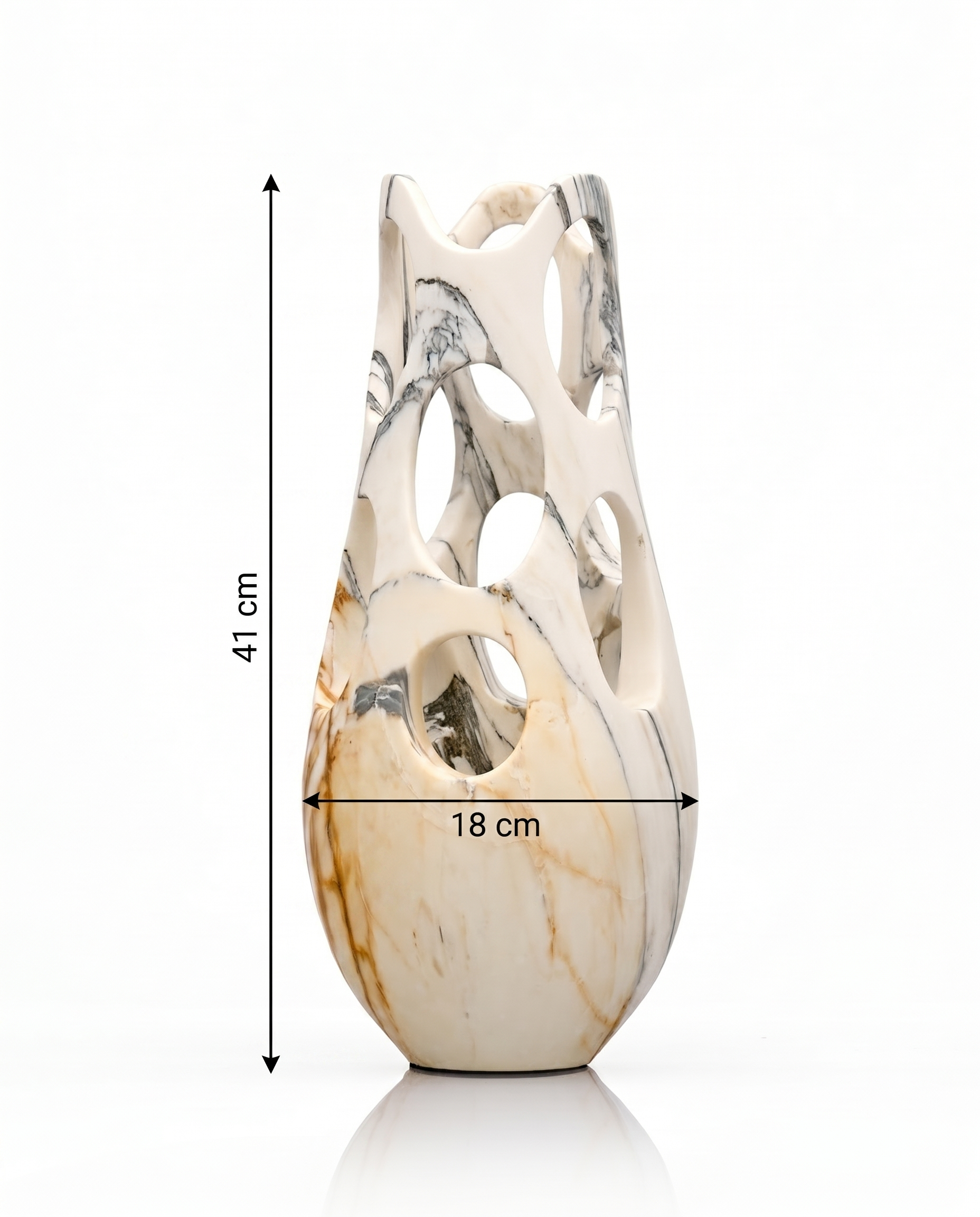 Ivory Crest Marble Decor