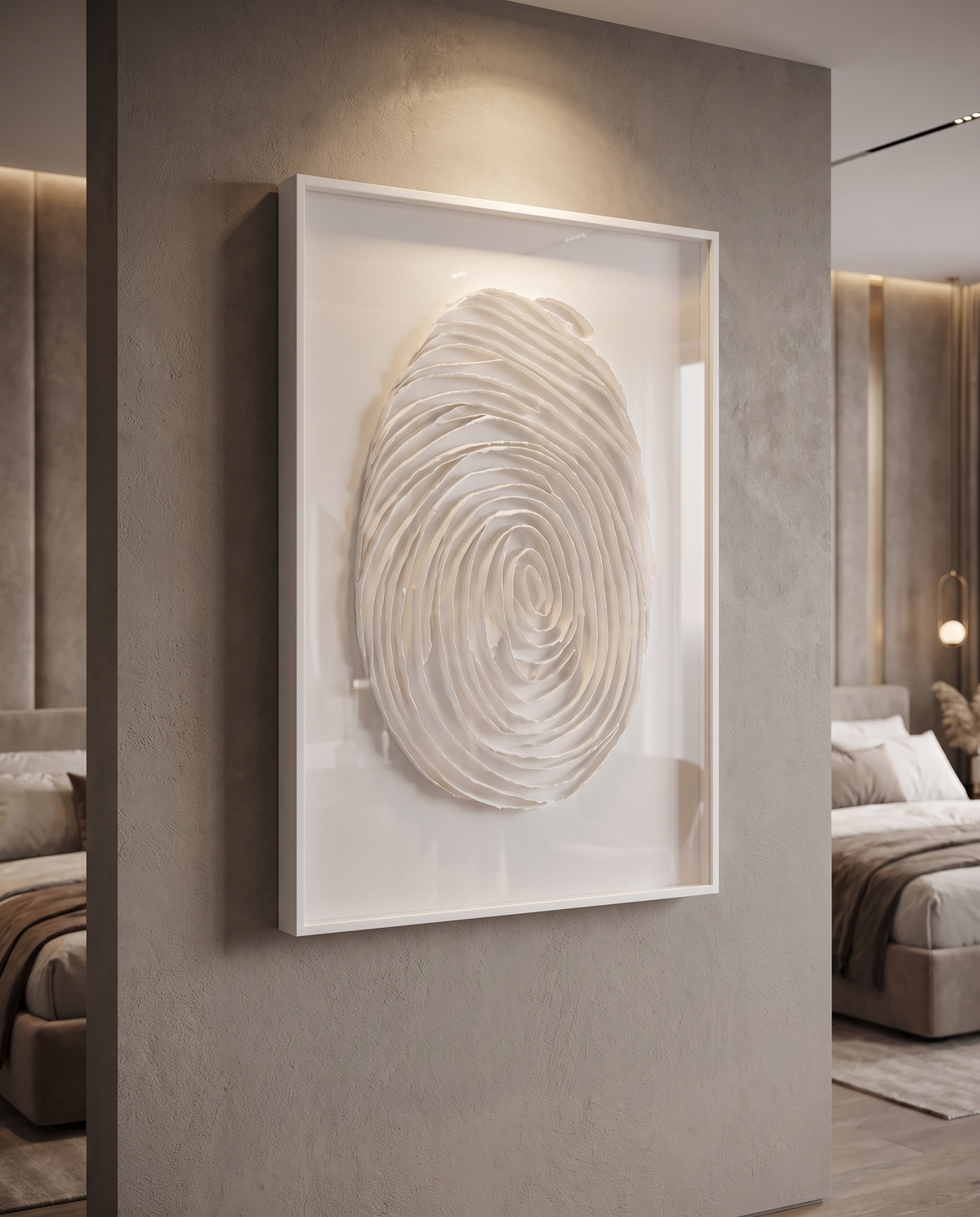 Ivory Imprint - Abstract Wallart