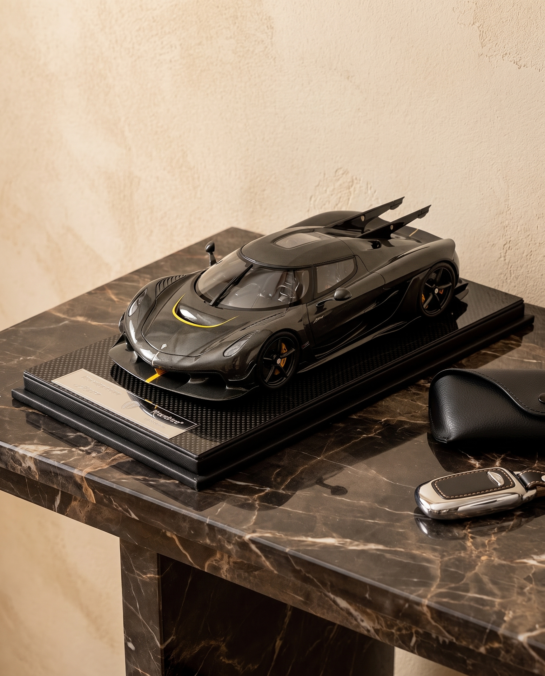 Koenigsegg Jesko FrontiArt 1:18 Carbon Model Car (limited to 199 units)
