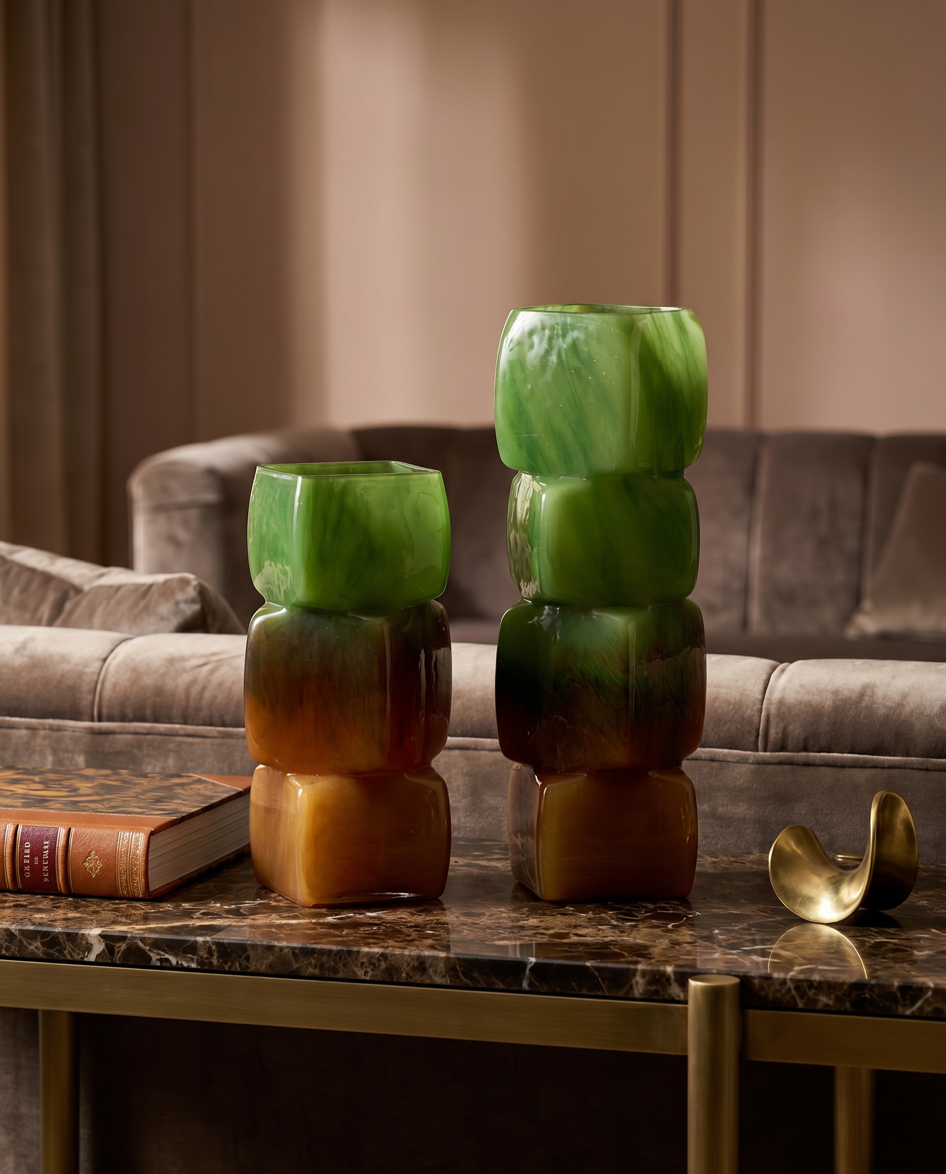 Lumen Brick Vase Decor Set