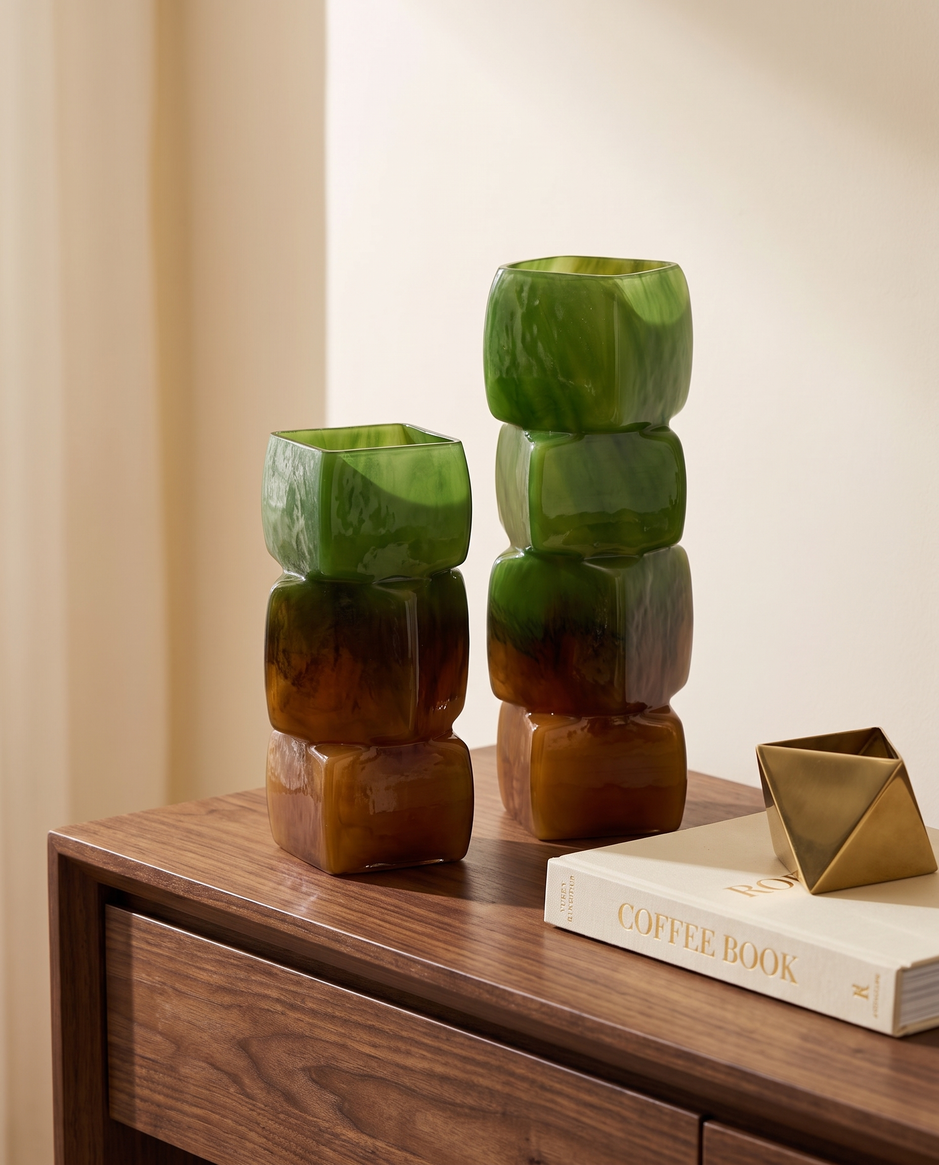 Lumen Brick Vase Decor Set