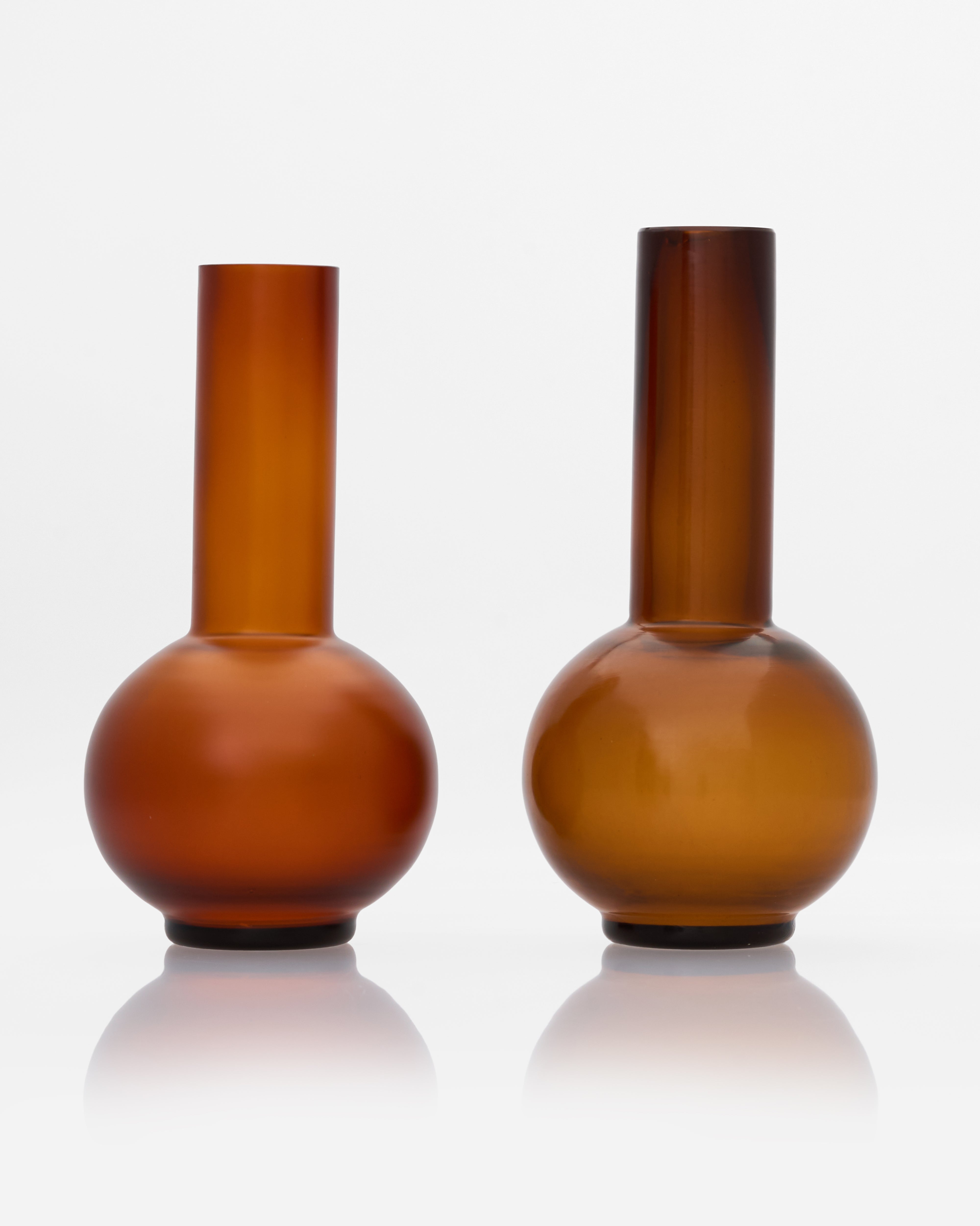 Lumina Brown Bottle Decor luxury home accent featuring elegant brown glass bottle sculpture with refined craftsmanship
