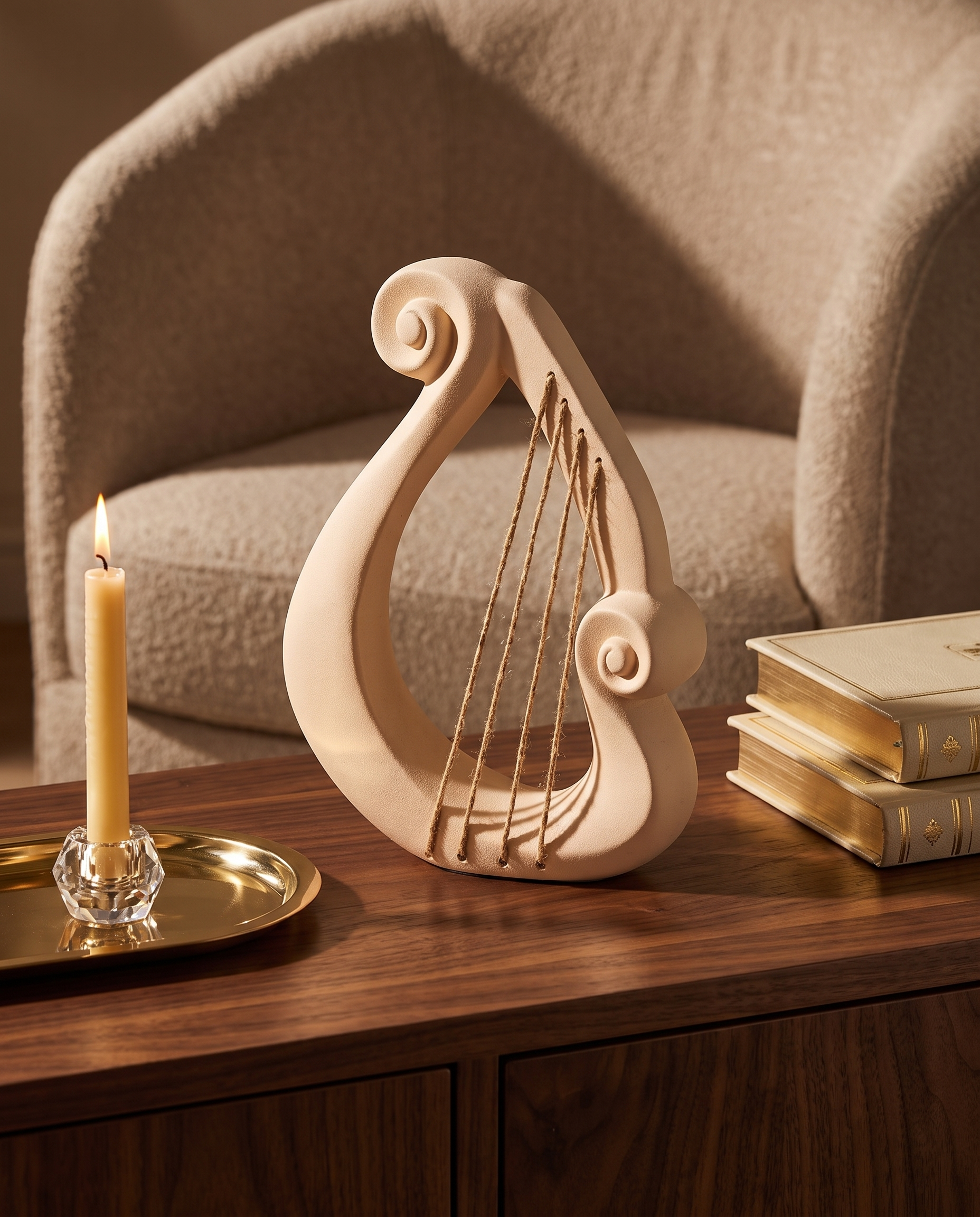 Harmonic Lyre Minimalist Decor
