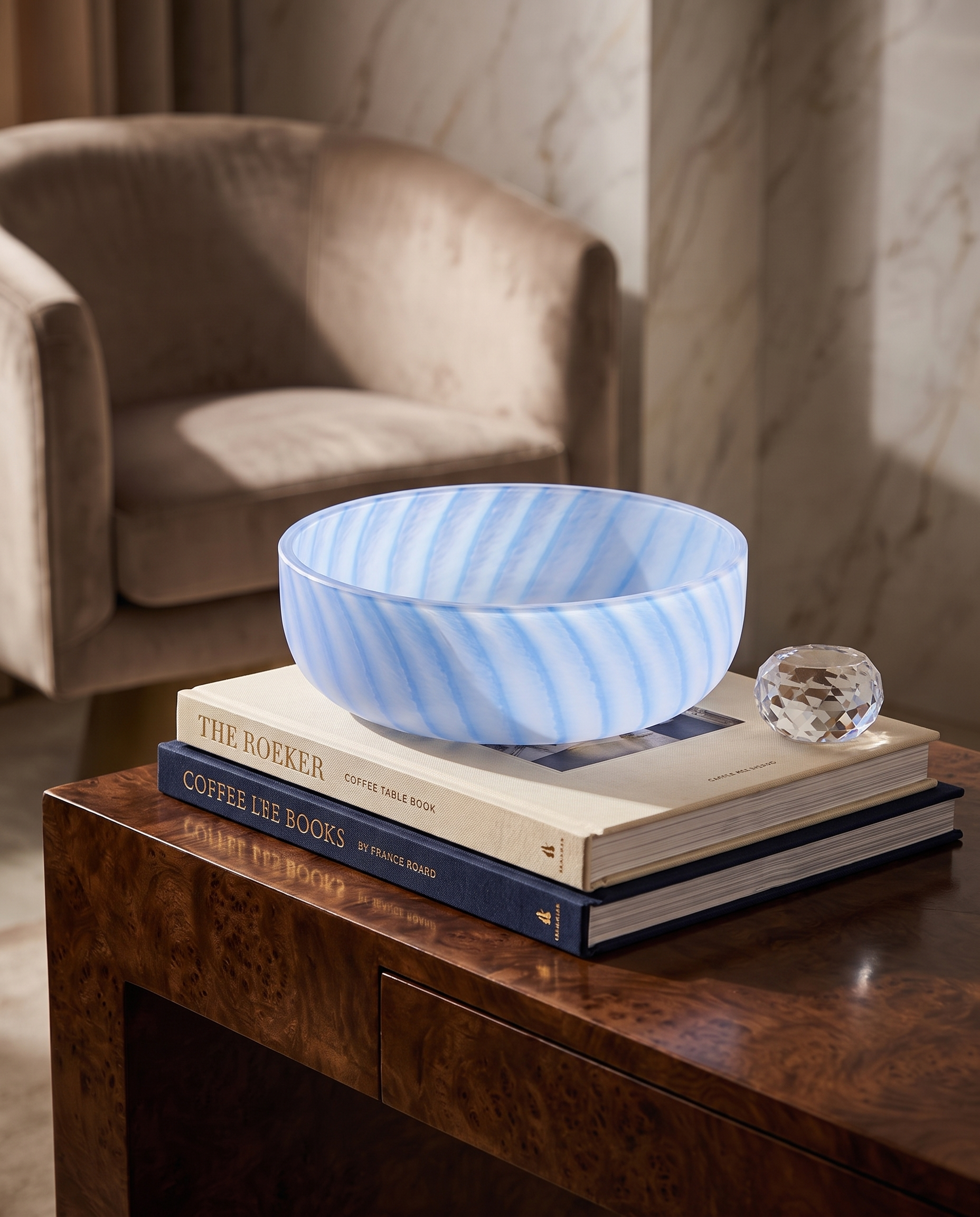 Mistral Blue Murano Bowl