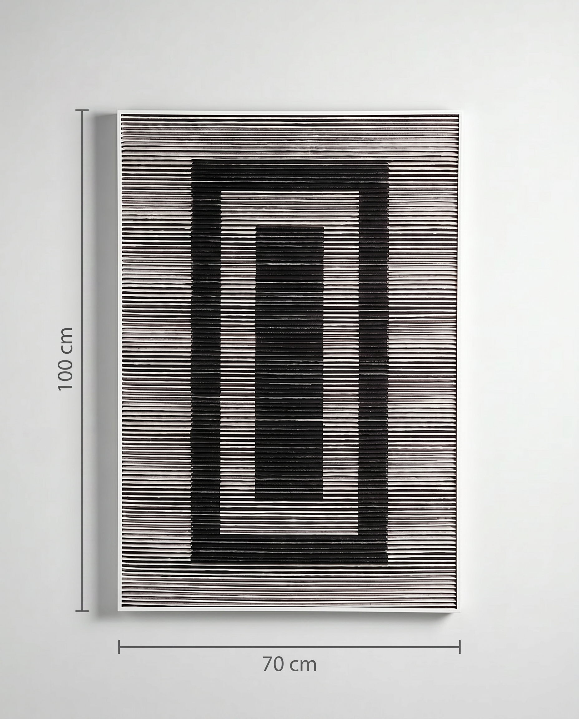 Monochrome Weave - Modern Luxury Wallart