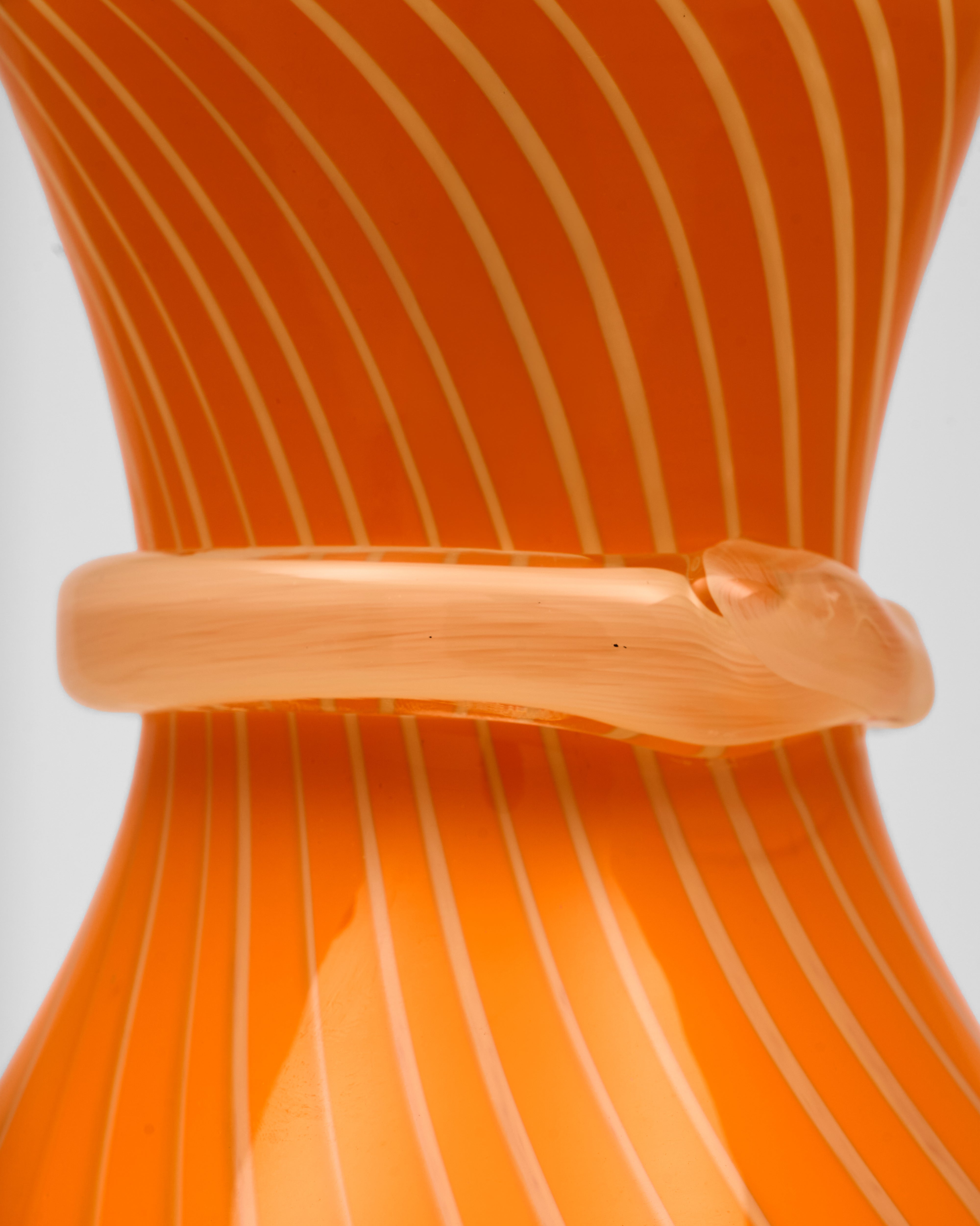 Sable Murano Orange Vase