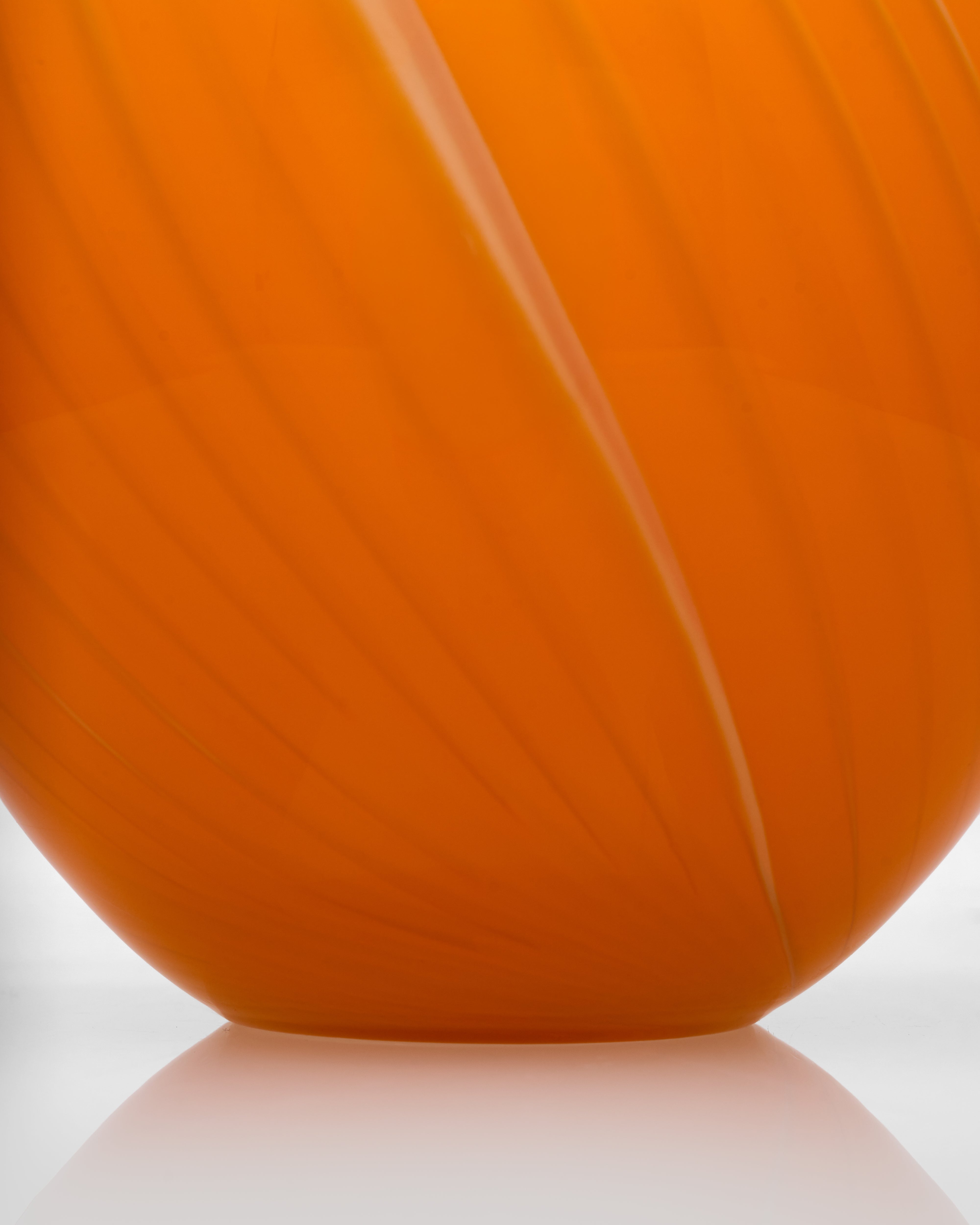 Sable Murano Orange Vase