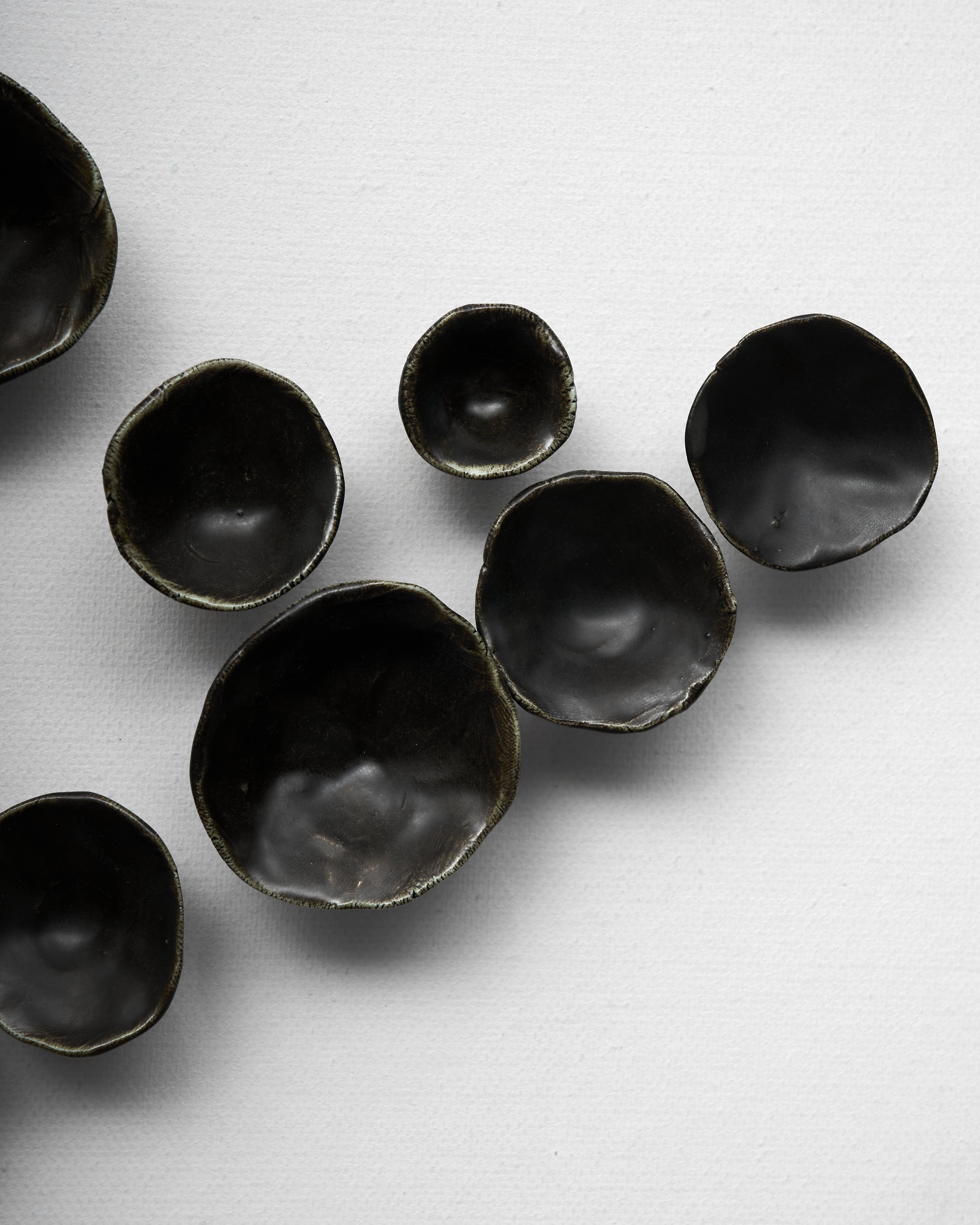 Detailed view of nebula dotscape wall art highlighting refined dot gradients and contemporary finish
